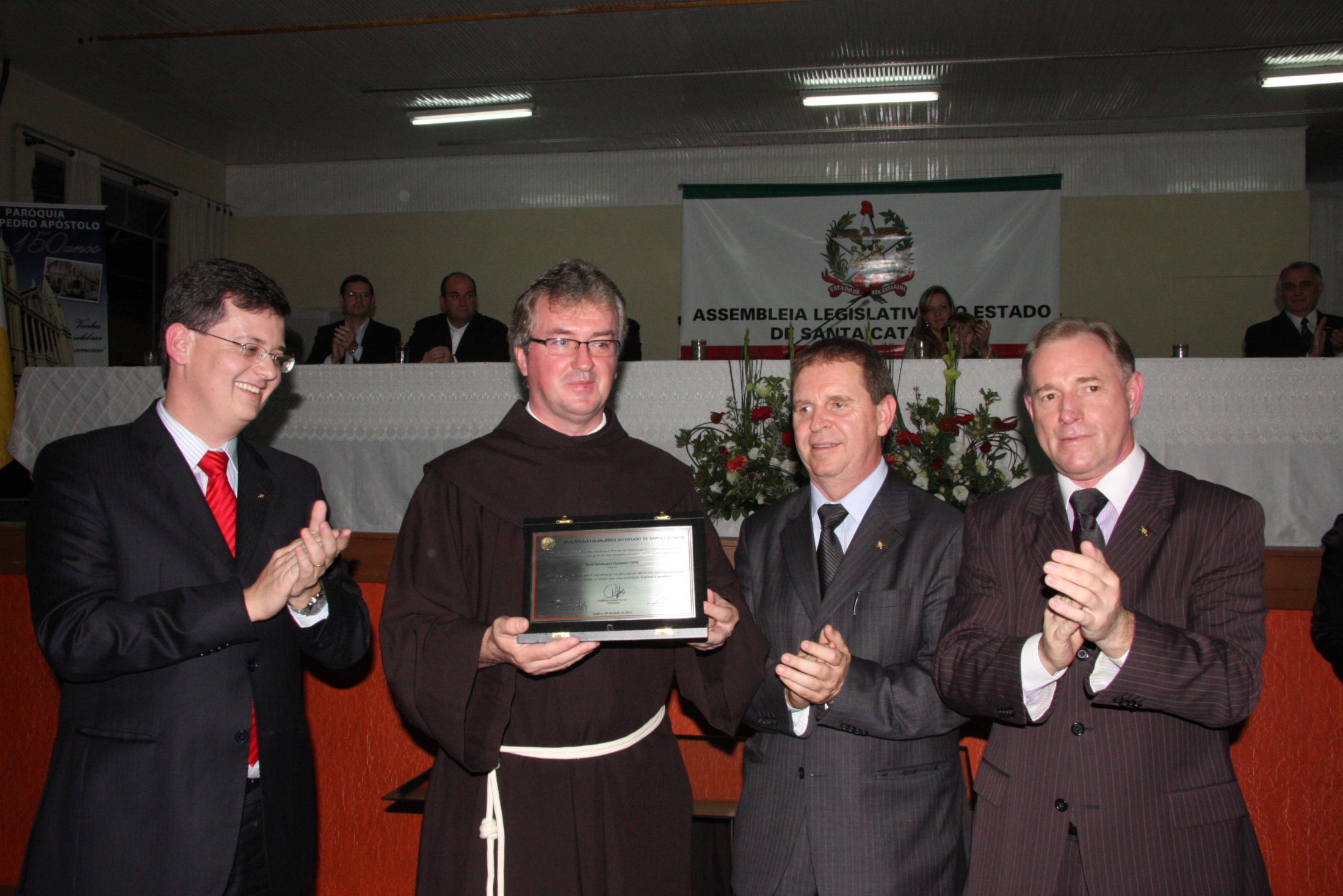 Sessão Solene em homenagem a Paróquia São Pedro Apóstolo de Gaspar