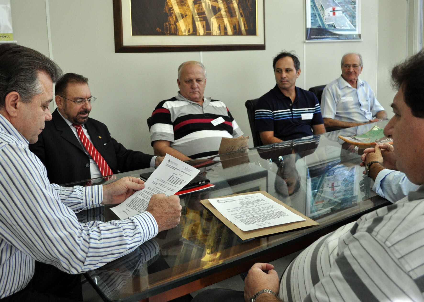 Dos Gabinetes- Deputado Morastoni lidera comitiva de Itajaí e Brusque em três audiências com Secretá