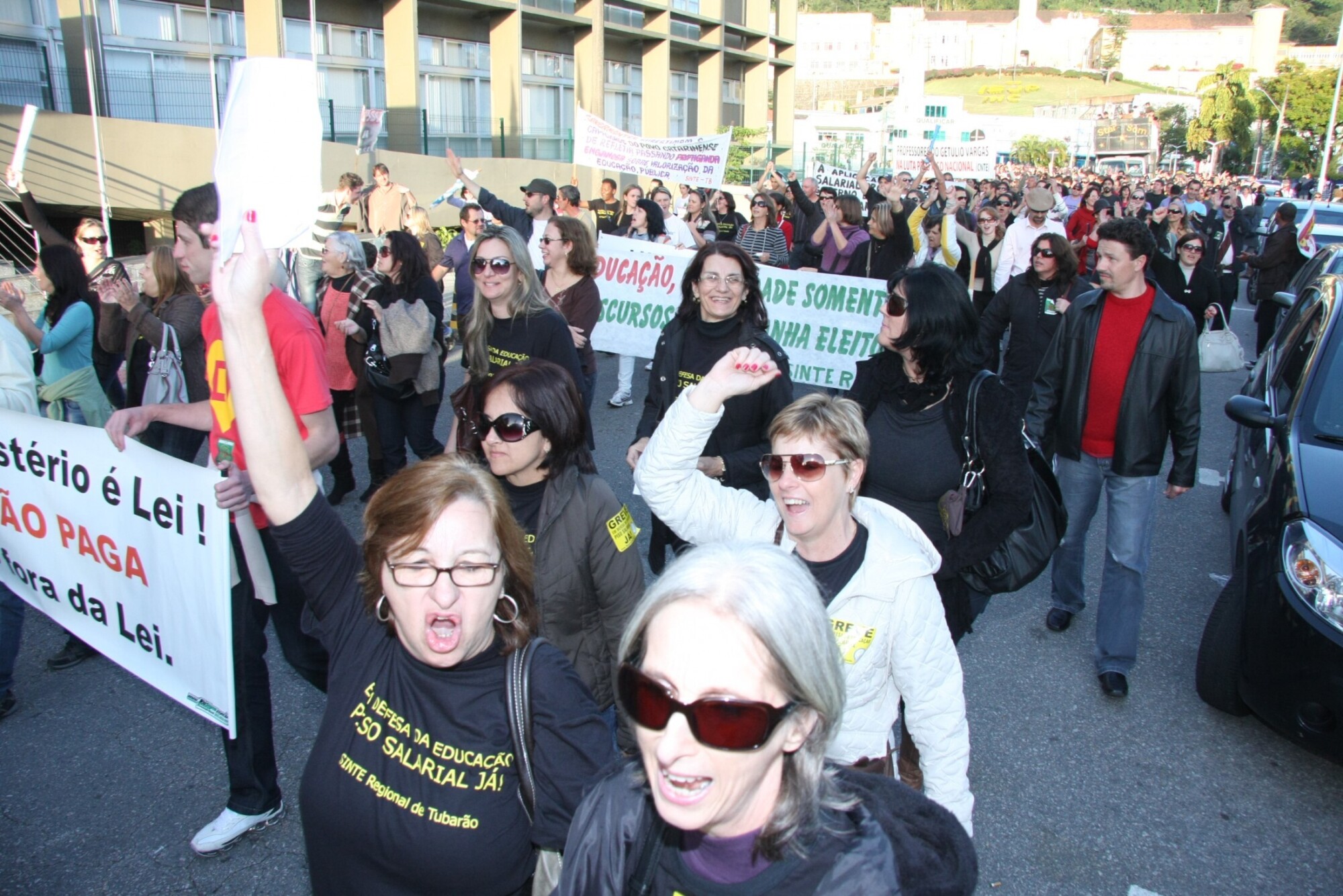 Manifestação dos Professores em greve