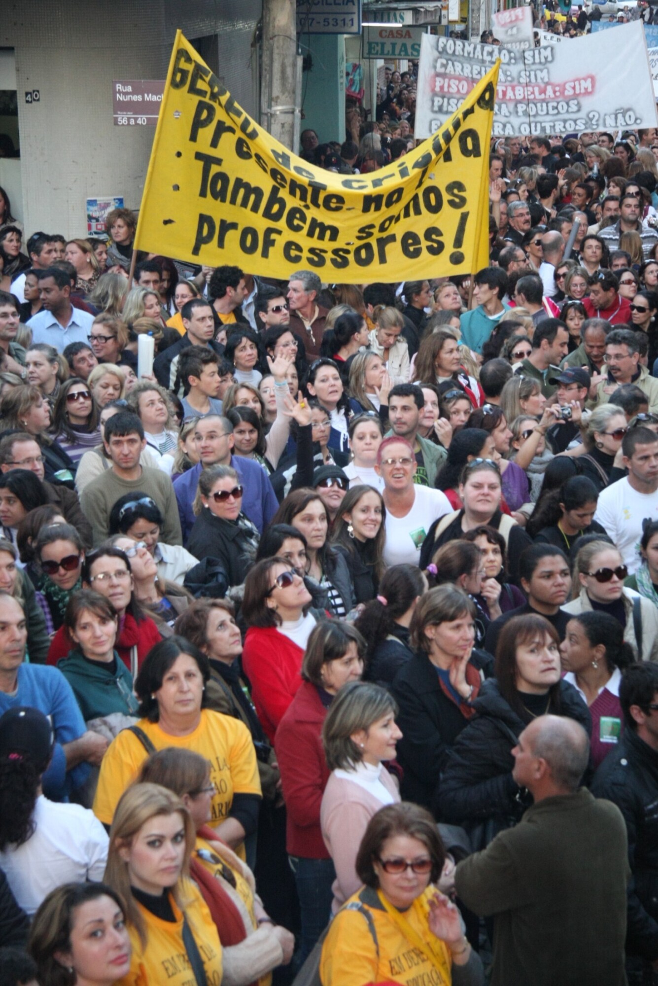 Manifestação dos Professores em greve