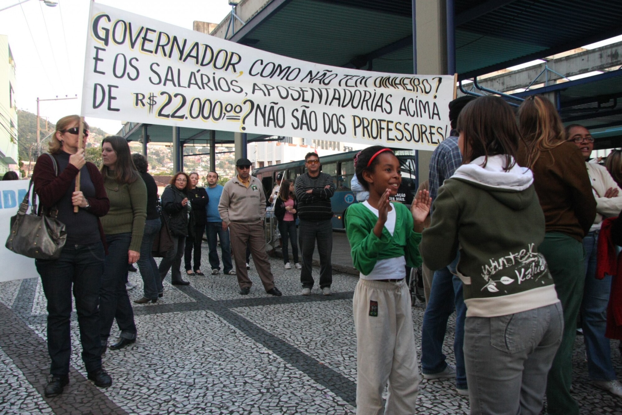Manifestação dos Professores em greve