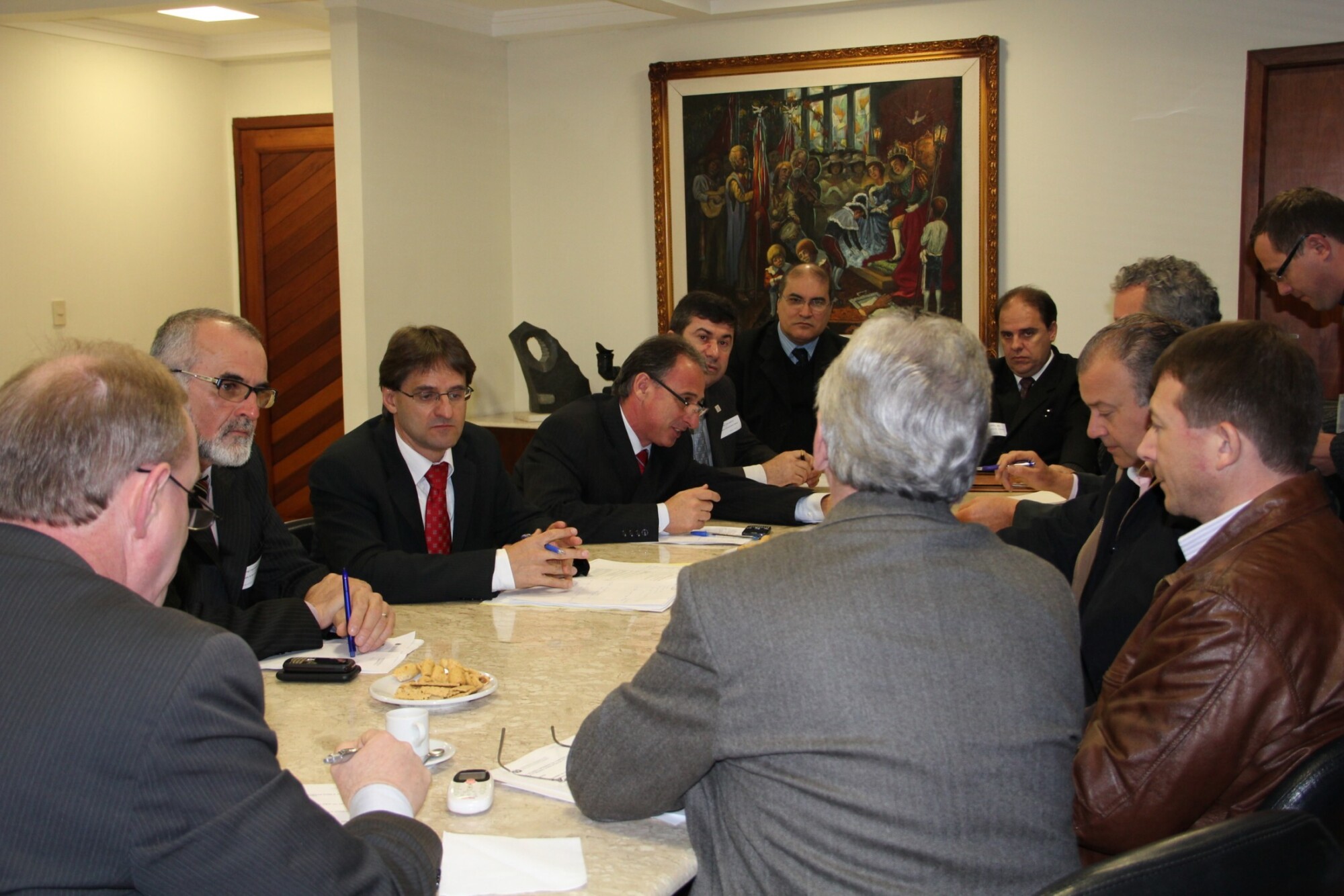 Dos Gabinetes – Saretta participa de reunião para buscar soluções para a suinocultura