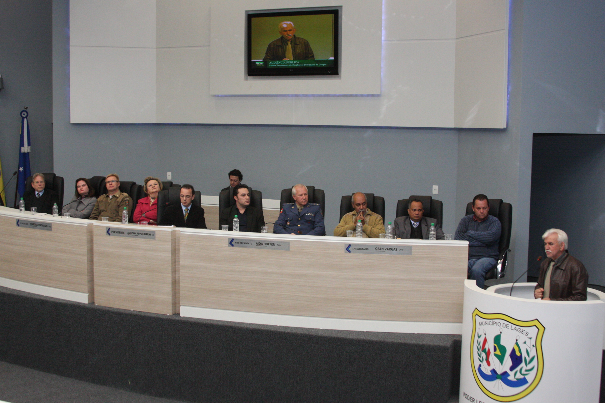 Fórum Parlamentar de Prevenção e Combate às Drogas - Audiência pública ''Santa Catarina sem drogas'' - Local: Câmara Municipal de Lages