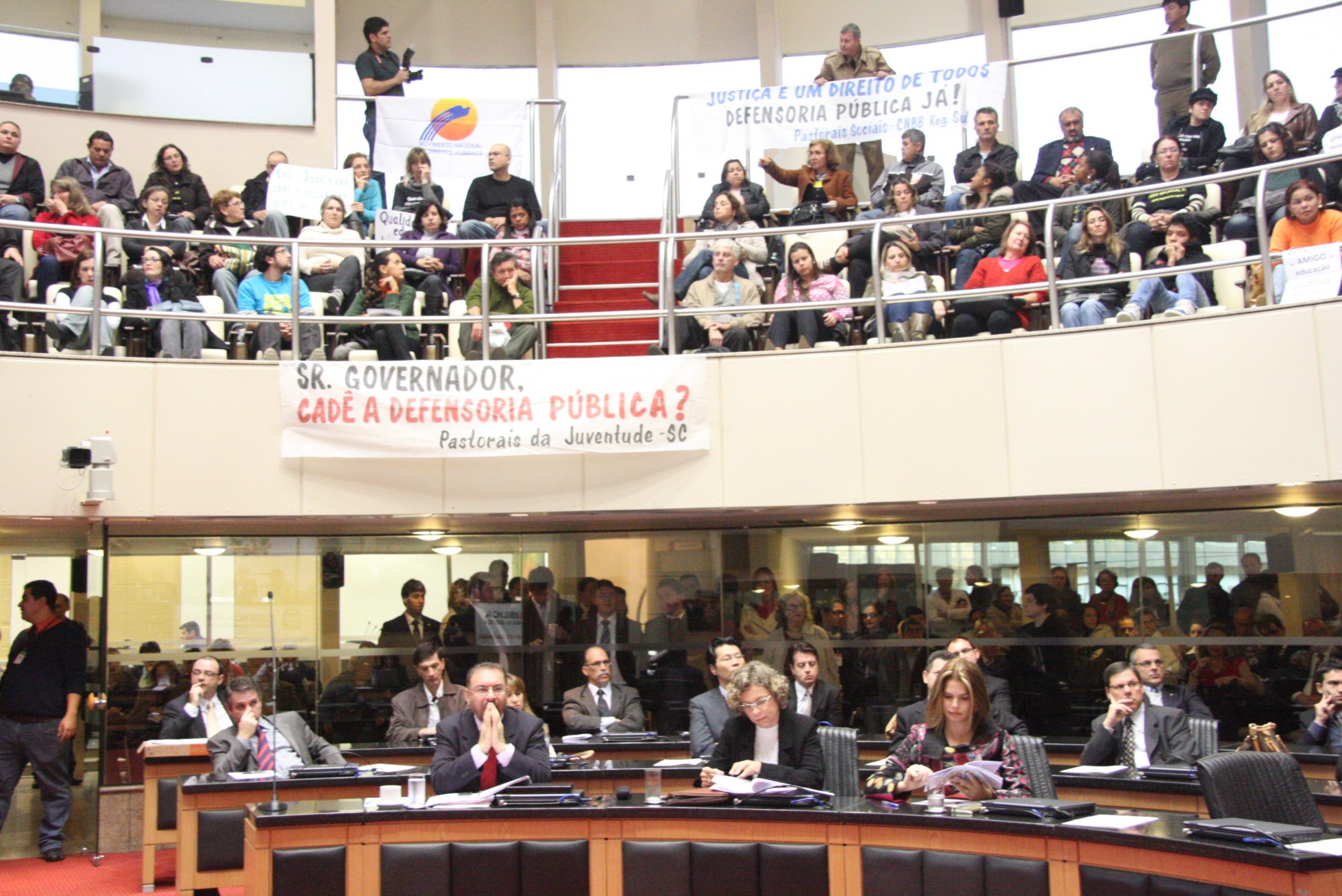 Comissões de Justiça e de Direitos e Garantias Fundamentais - Audiência pública ''A Defensoria Pública de Santa Catarina''