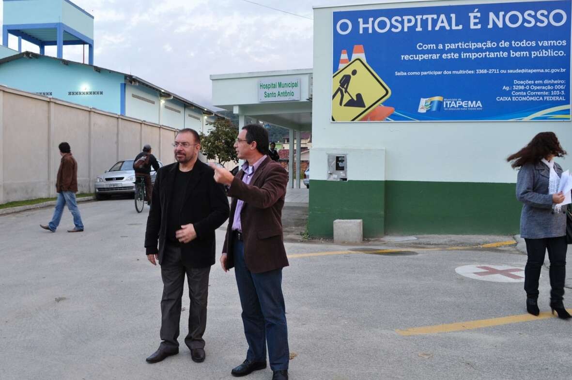 Dos Gabinetes- Deputado Volnei Morastoni visita o Hospital Municipal de Itapema