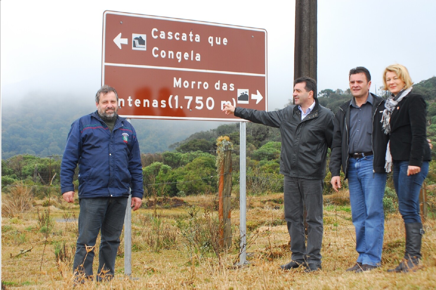 Comitiva no Morro das Antenas