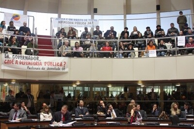 Criação da defensoria pública em debate na Assembleia Legislativa