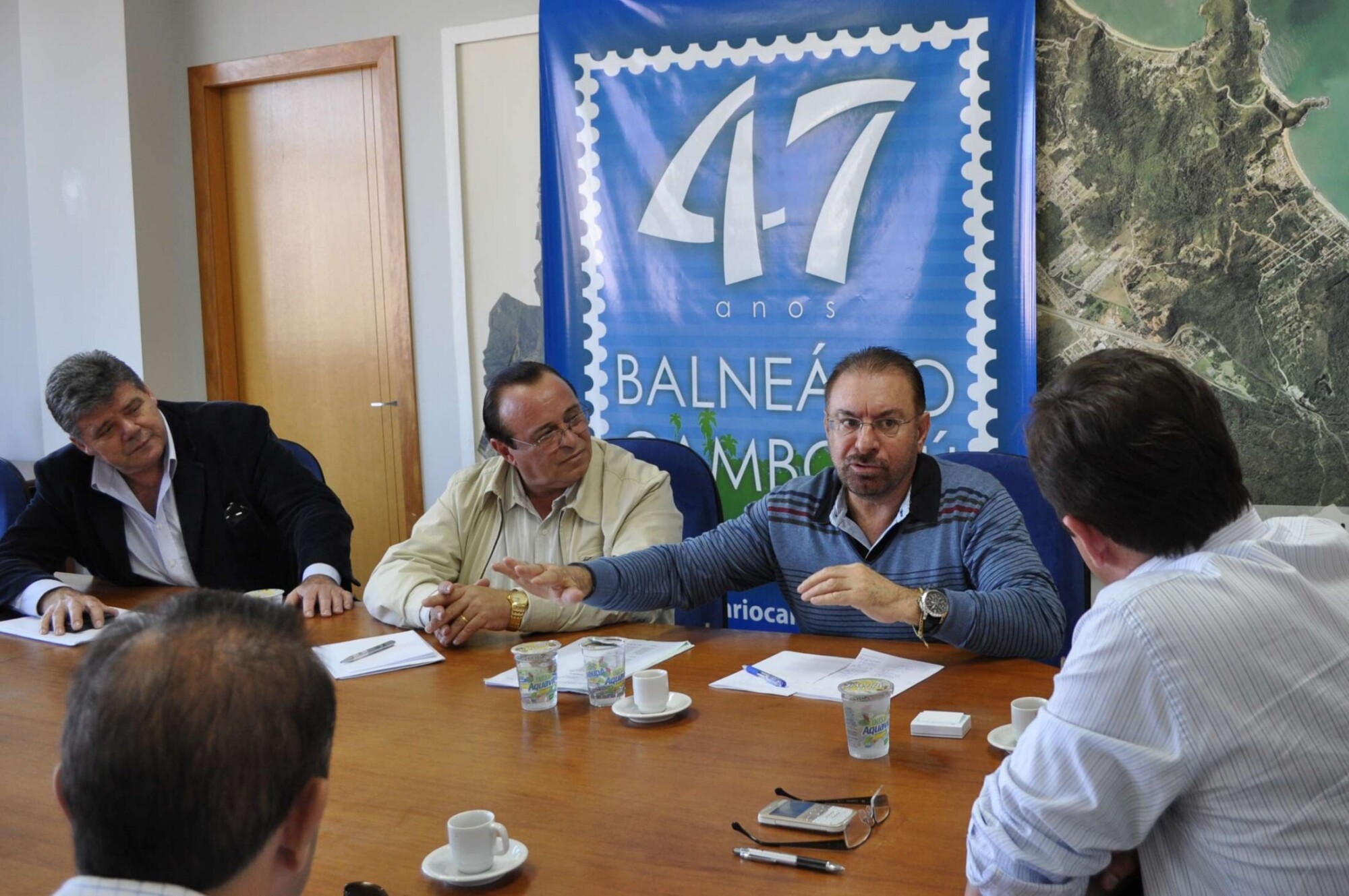Deputado Volnei Morastoni discute a situação da saúde de Balneário Camboriú com o Prefeito Edson Piriquito