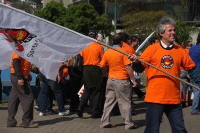 Centrais Sindicais promovem manifestação em prol da jornada de 40 horas semanais