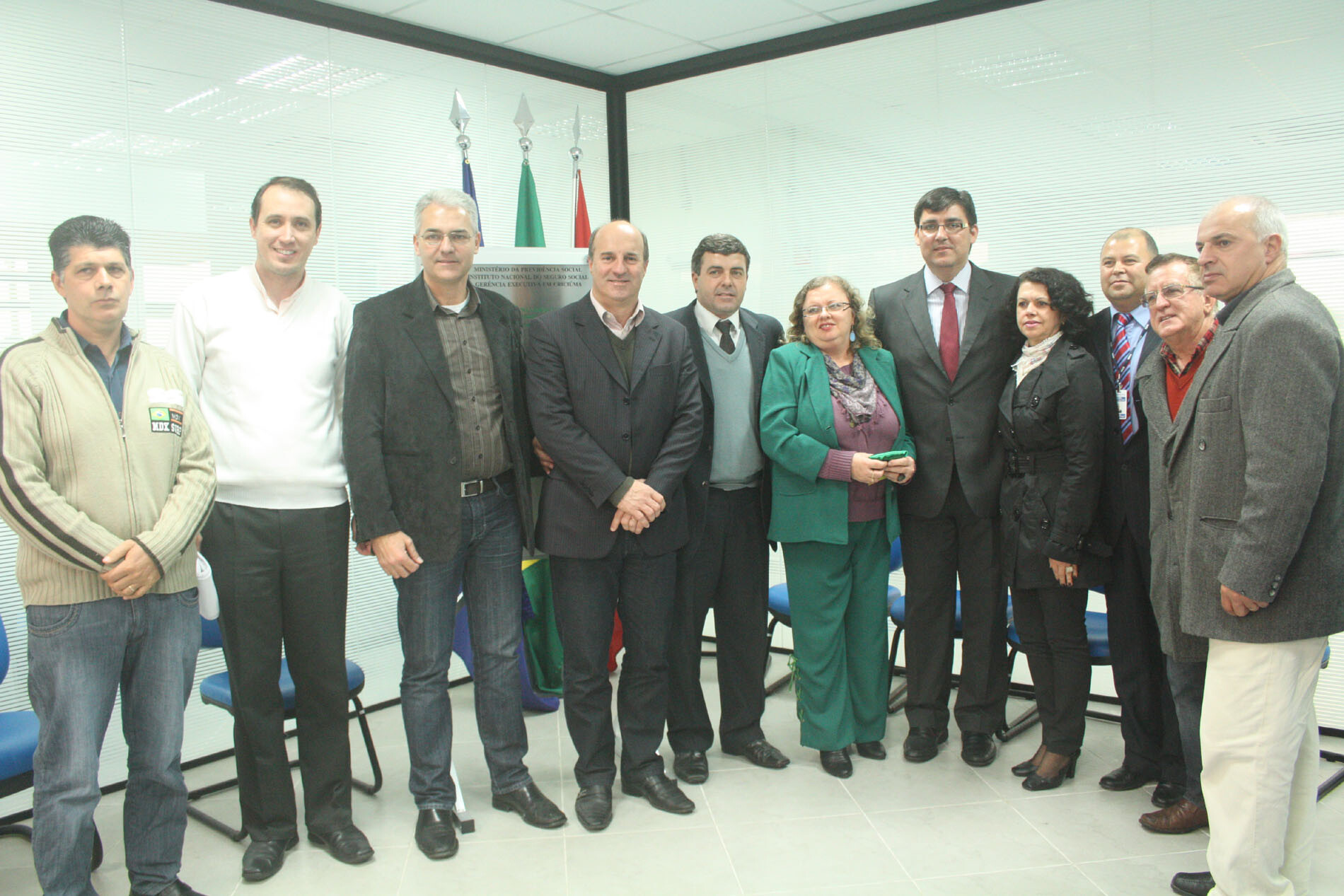 Deputado José Milton inaugura agência modelo da Previdência Social em Sombrio inaugura agência modelo da Previdência Social em Sombrio