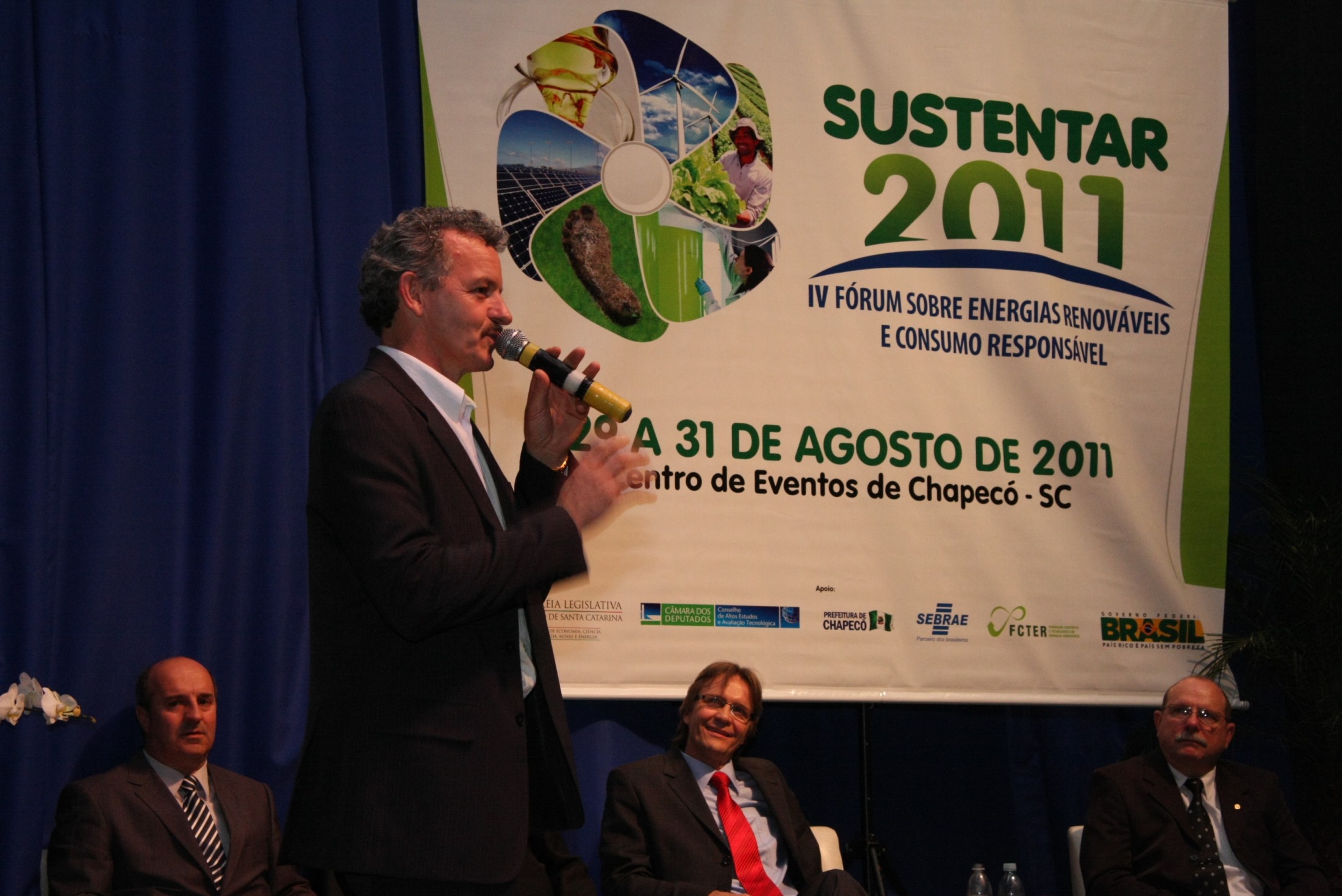 Deputado Dirceu Dresch (PT) - Sustentar 2011 - IV Fórum sobre Energias Renováveis e Consumo Responsável