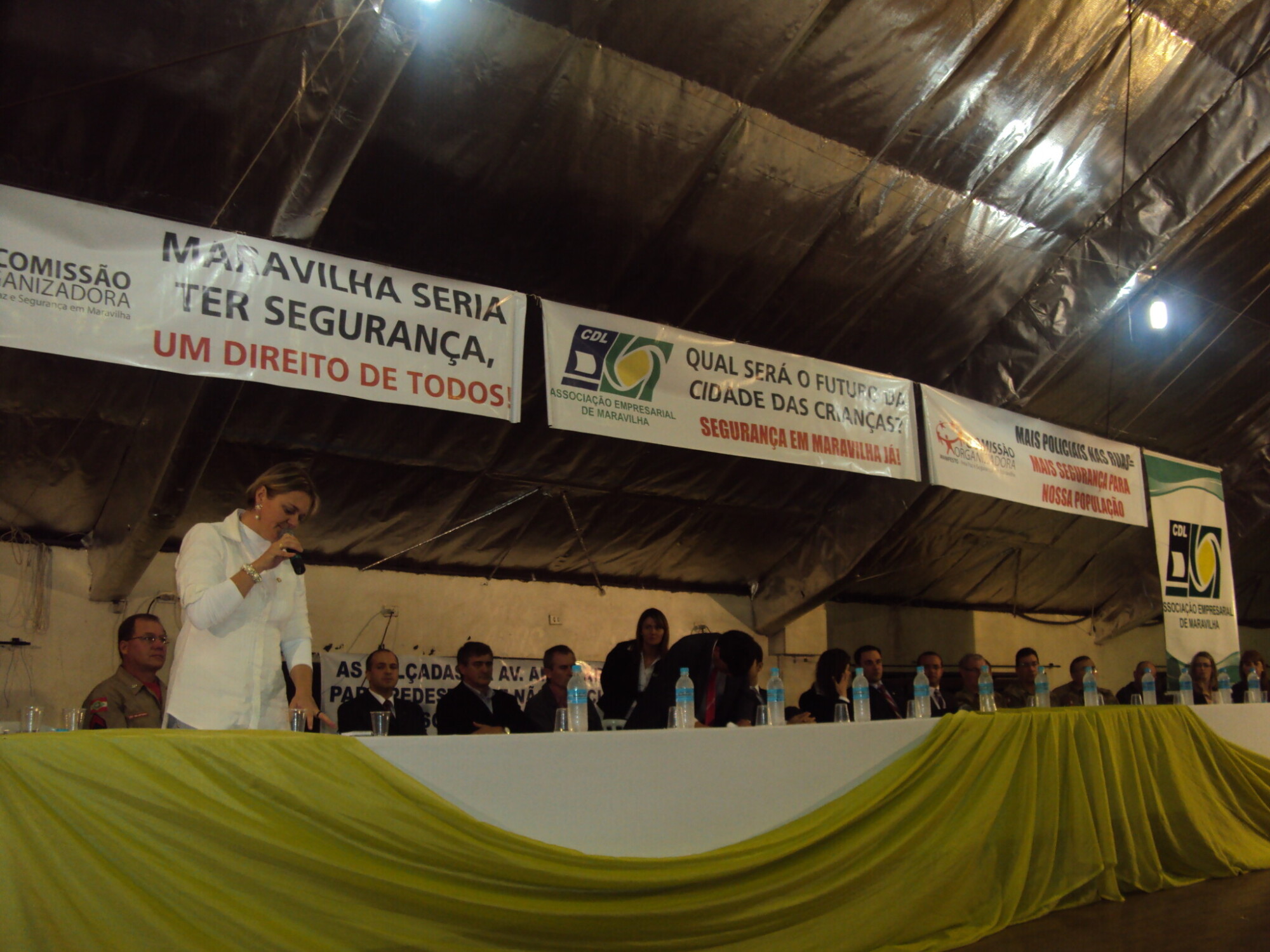 Dos Gabinetes – Luciane Carminatti defende mais policiais para Maravilha