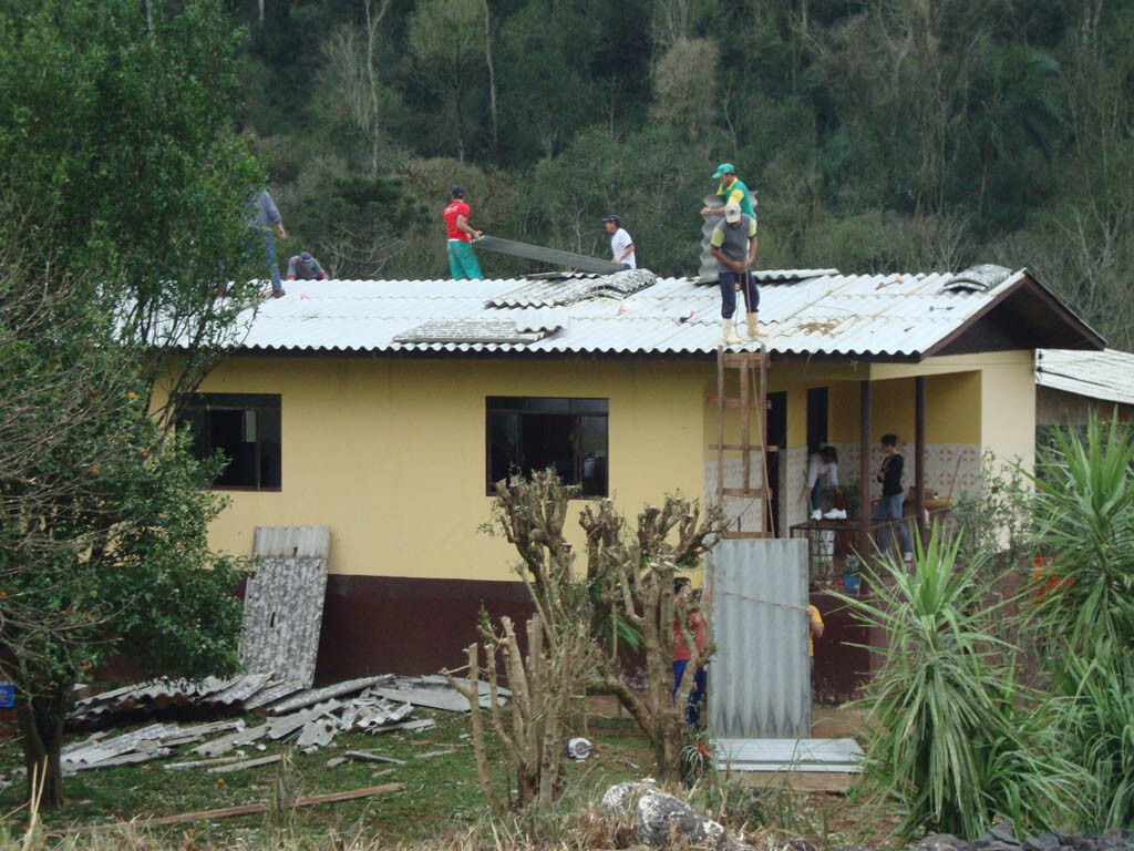 Dresch visita cidades atingidas por chuva de granizo no Oeste