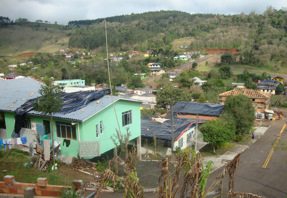 Dresch visita cidades atingidas por chuva de granizo no Oeste