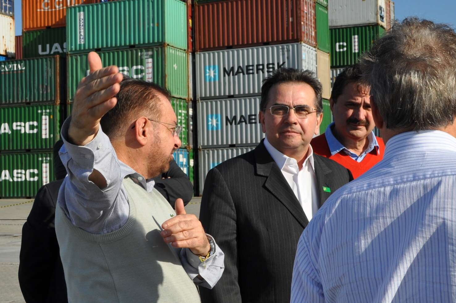 Deputado Volnei Morastoni acompanha visita emergencial do Ministro de Portos