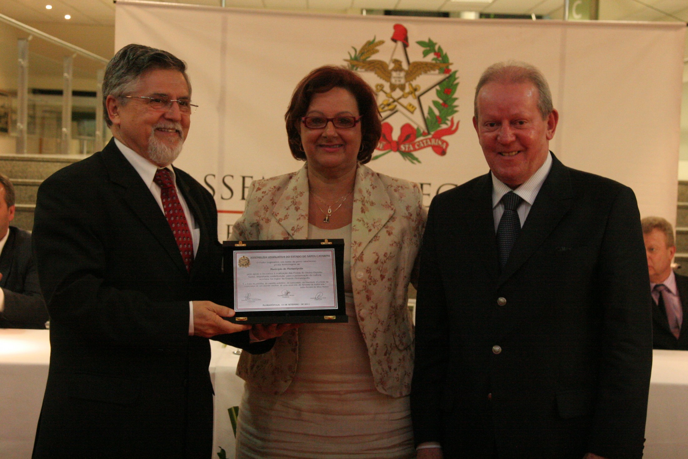 Sessão Especial em homenagem às Festas do Divino Espírito Santo da Grande Florianópolis