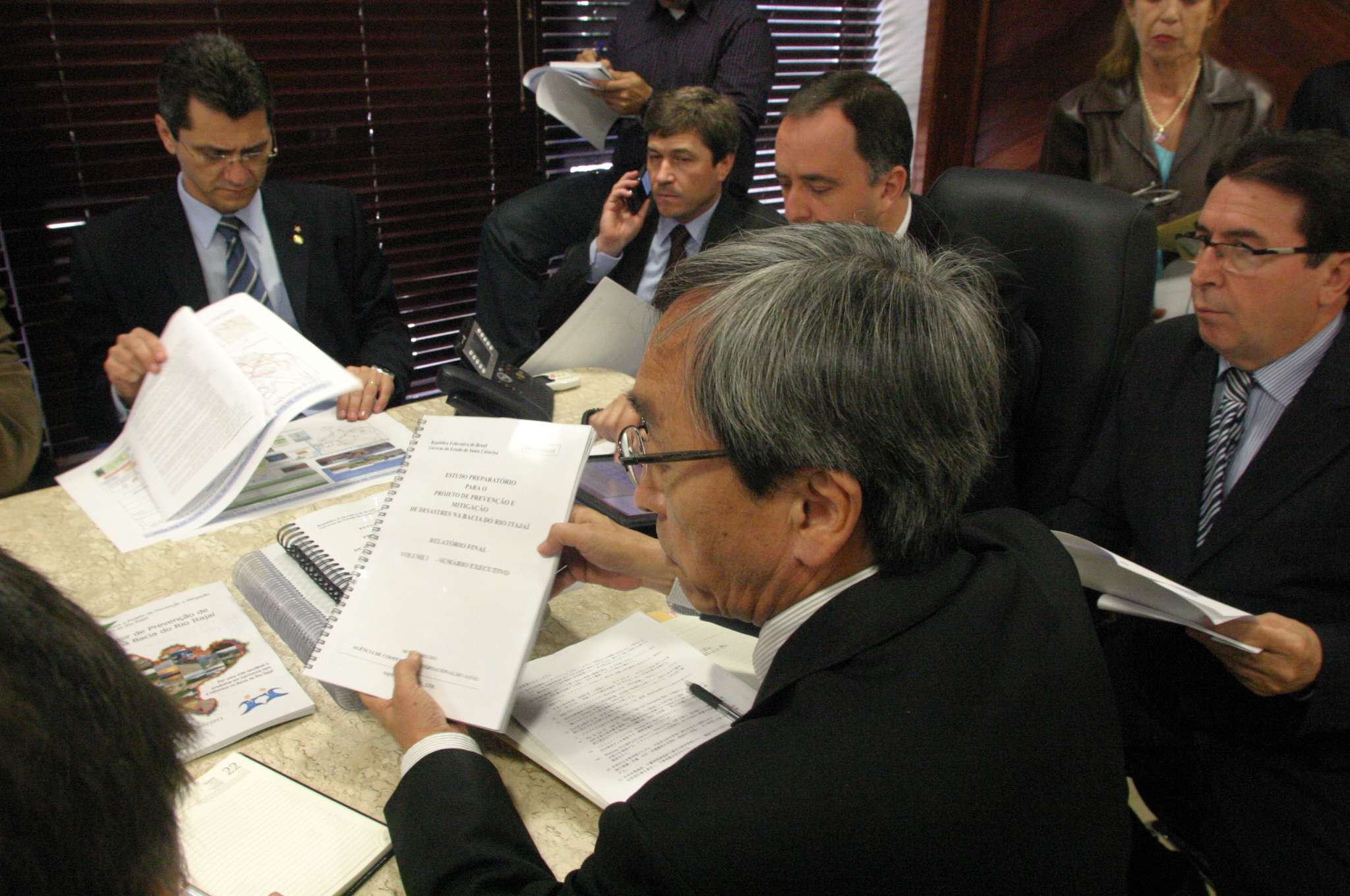 Reunião do Fórum Permanente de Prevenção de Desastres Naturais no Vale do Itajaí