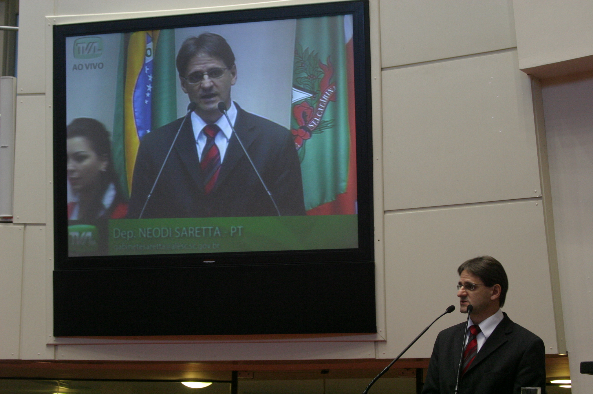 Deputado Neodi Saretta (PT)  - Sessão Ordinária - Plenário Osni Régis