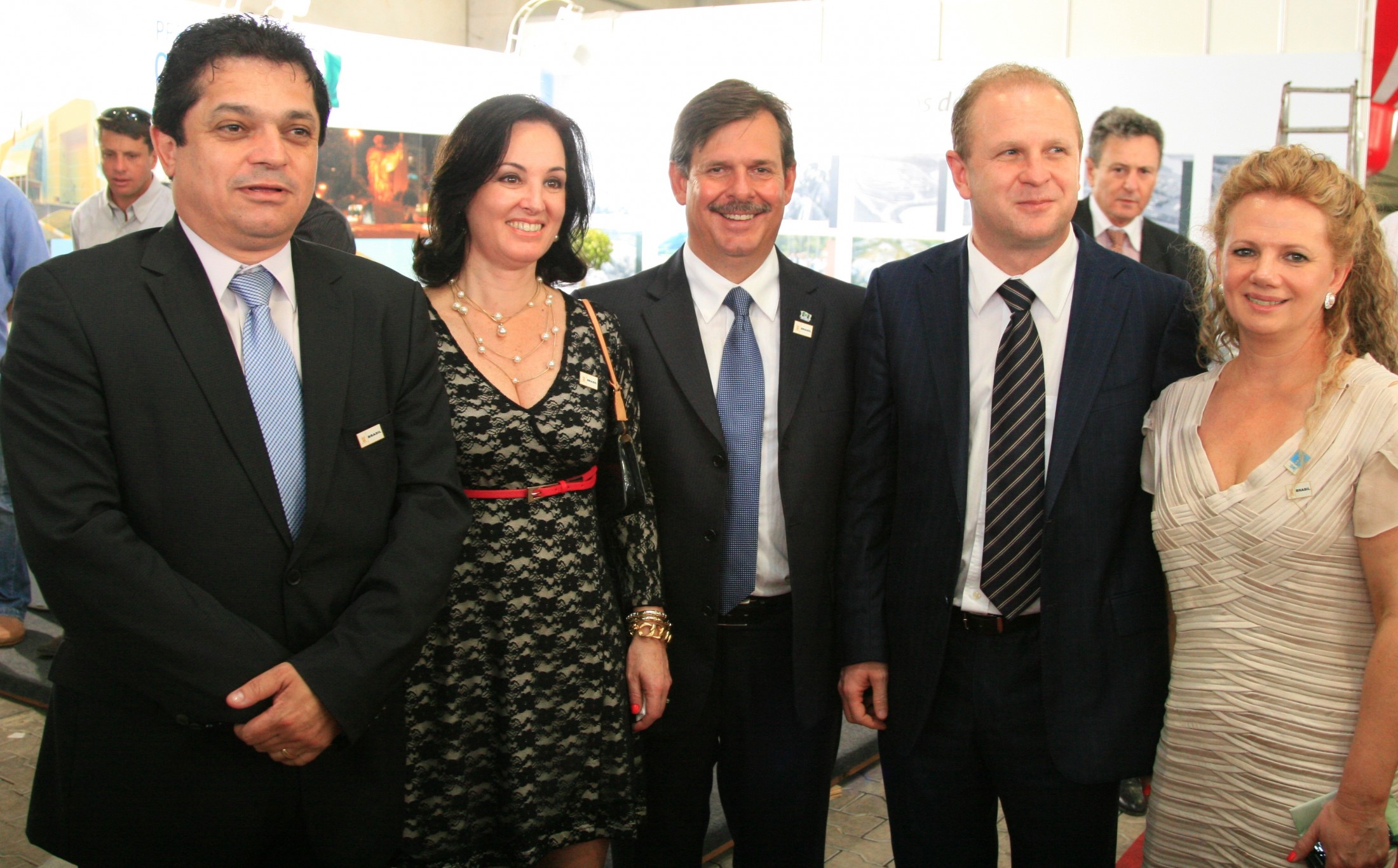 Presidente da ALESC Gelson Merisio recepciona autoridades na EFAPI 2011