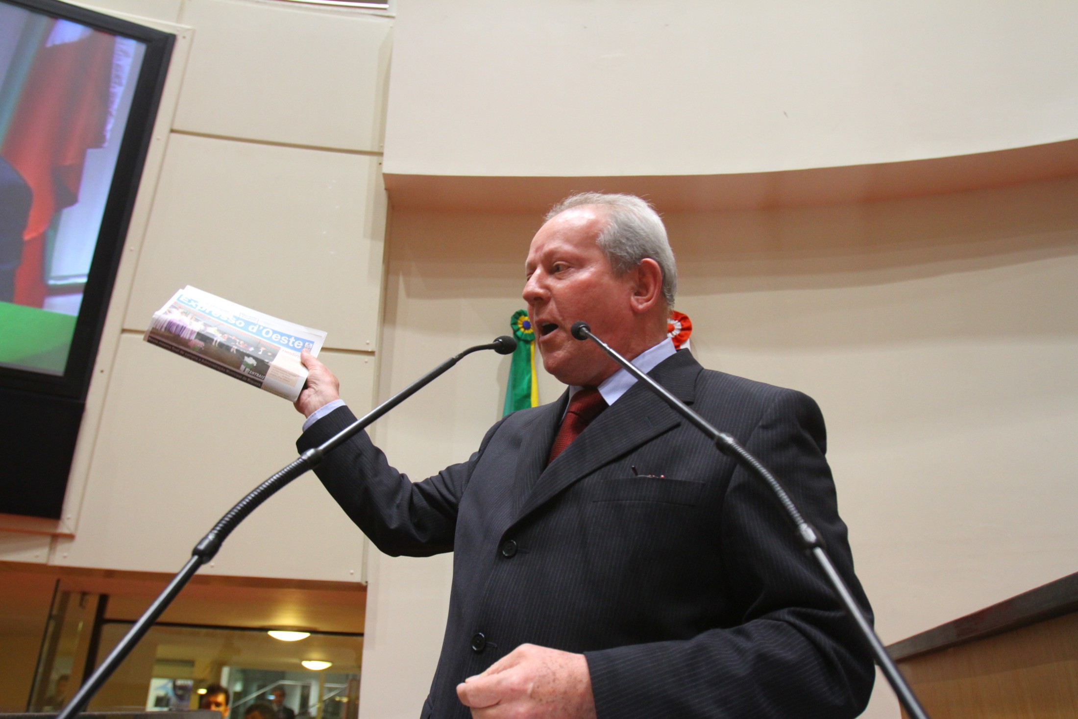 Deputado Marcos Vieira (PSDB) - Sessão Especial em homenagem à Associação dos Jornais do Interior de Santa Catarina - ADJORI