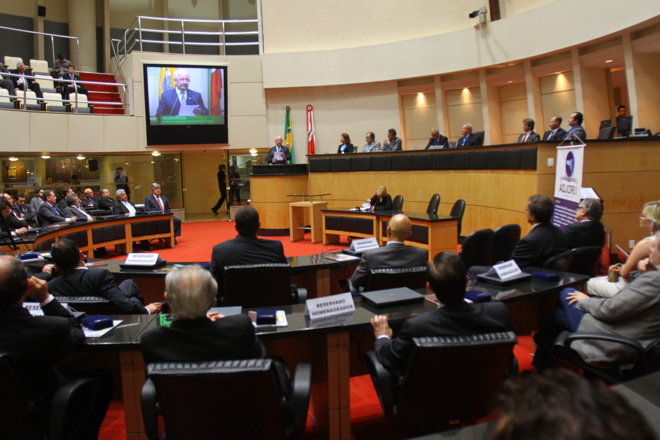 Sessão Especial em homenagem à Associação dos Jornais do Interior de Santa Catarina - ADJORI