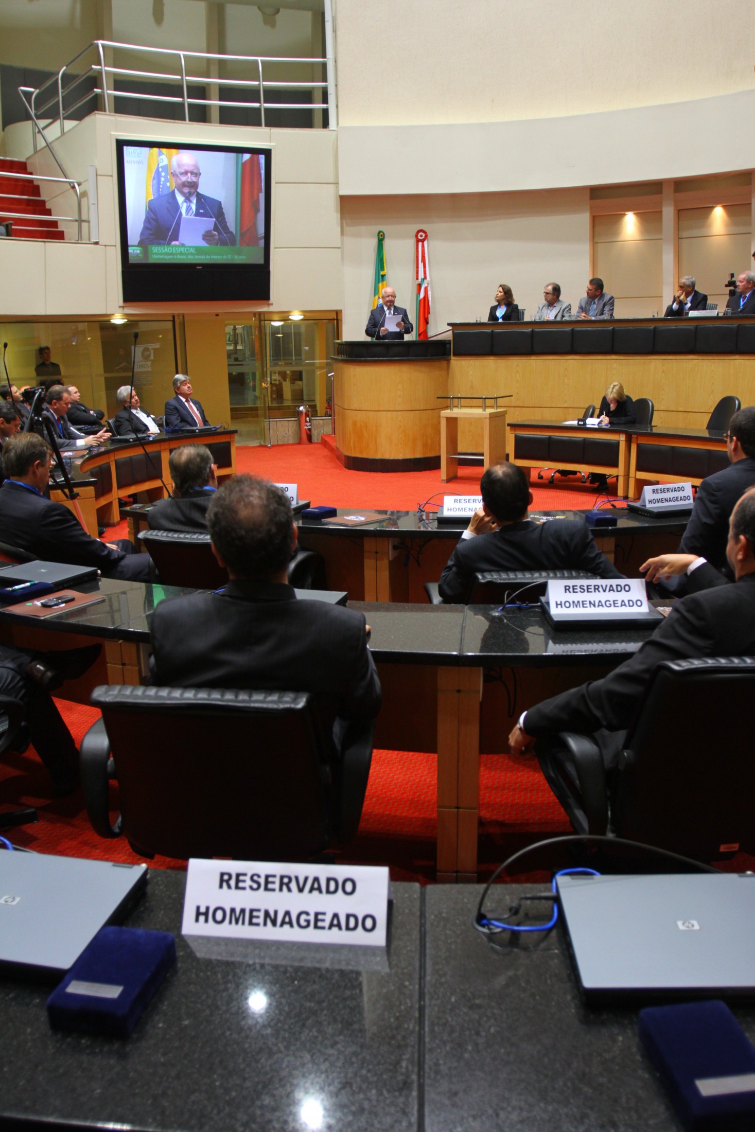 Sessão Especial em homenagem à Associação dos Jornais do Interior de Santa Catarina - ADJORI