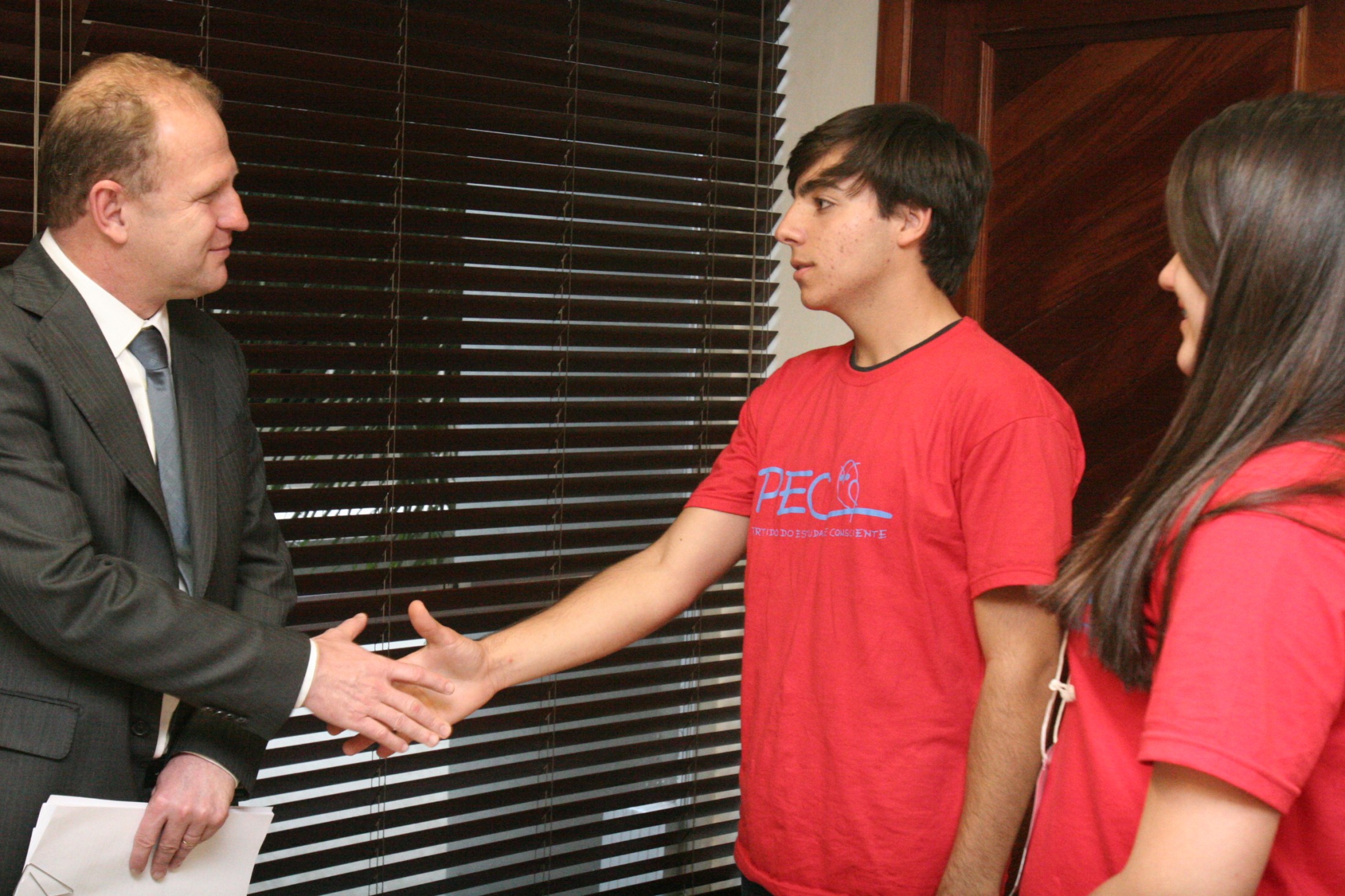 Parlamento Jovem visita a Presidência da Alesc