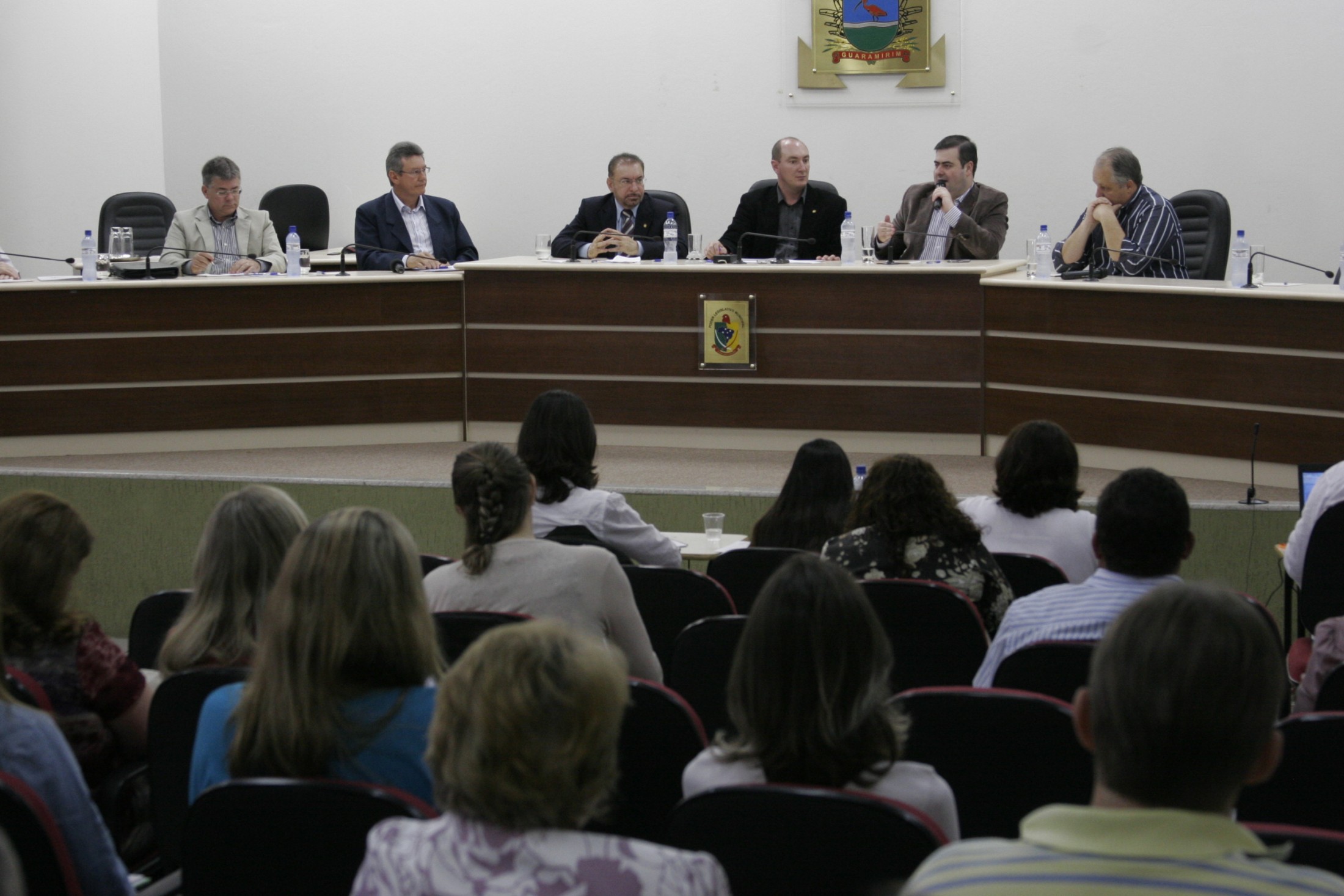 Audiência Pública referente ao Fórum Parlamentar para acompanhar e debater a Situação Econômica dos Hospitais Filantrópicos e Fundações Hospitalares do Estado de Santa Catarina - Guaramirim