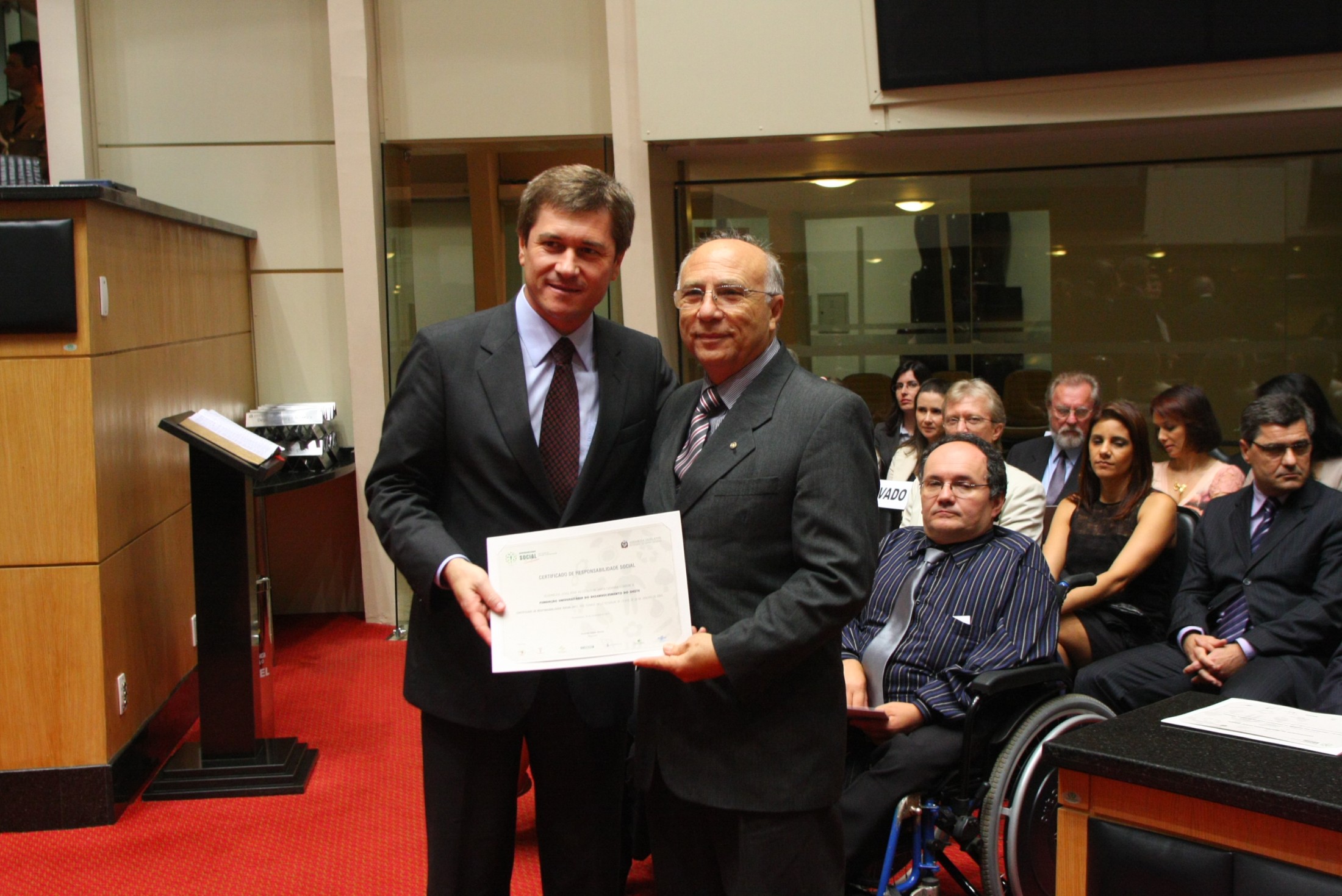 Sessão Especial de Certificação de Responsabilidade Social - 2011