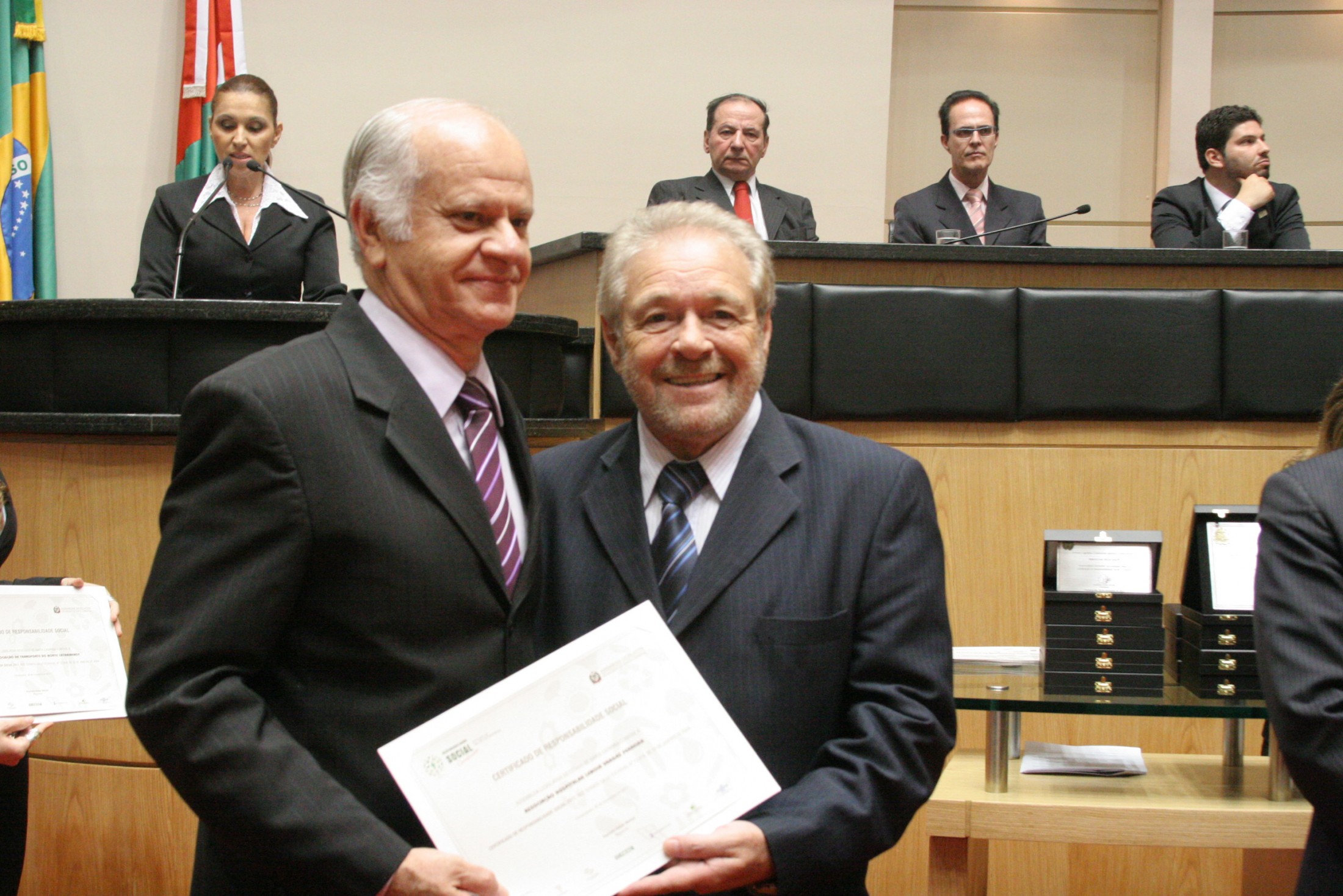 Sessão Especial de Certificação de Responsabilidade Social - 2011