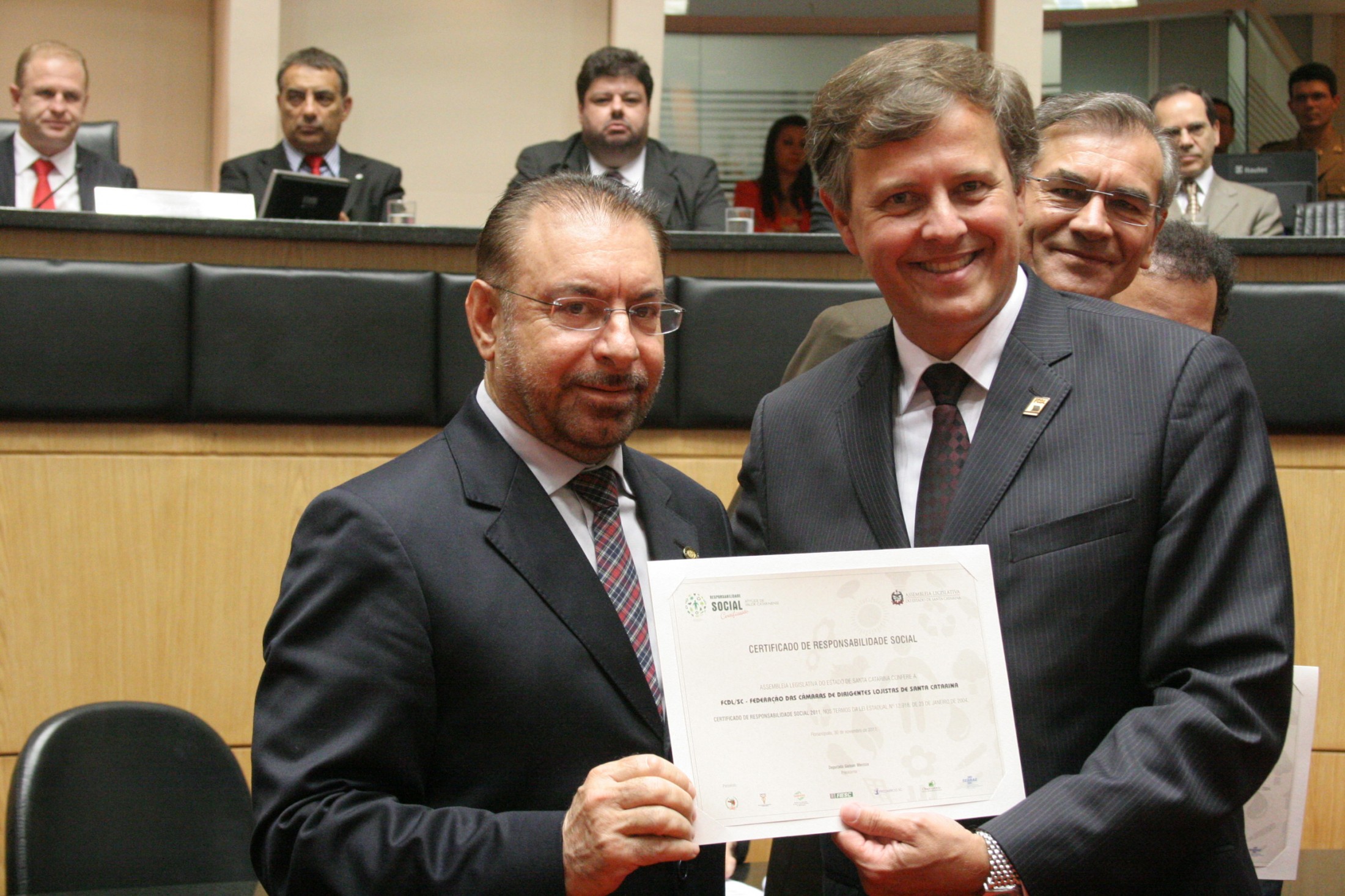 Sessão Especial de Certificação de Responsabilidade Social - 2011