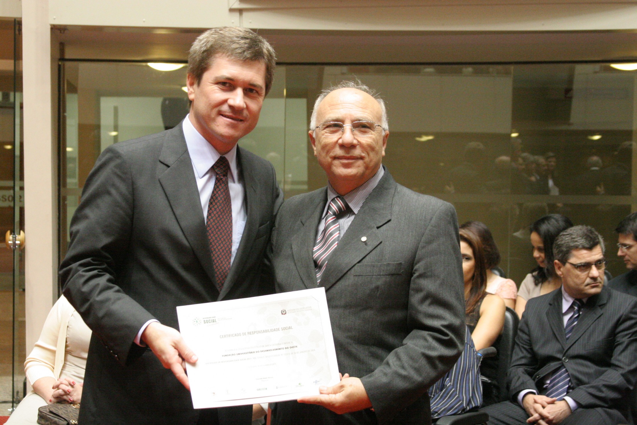 Sessão Especial de Certificação de Responsabilidade Social - 2011