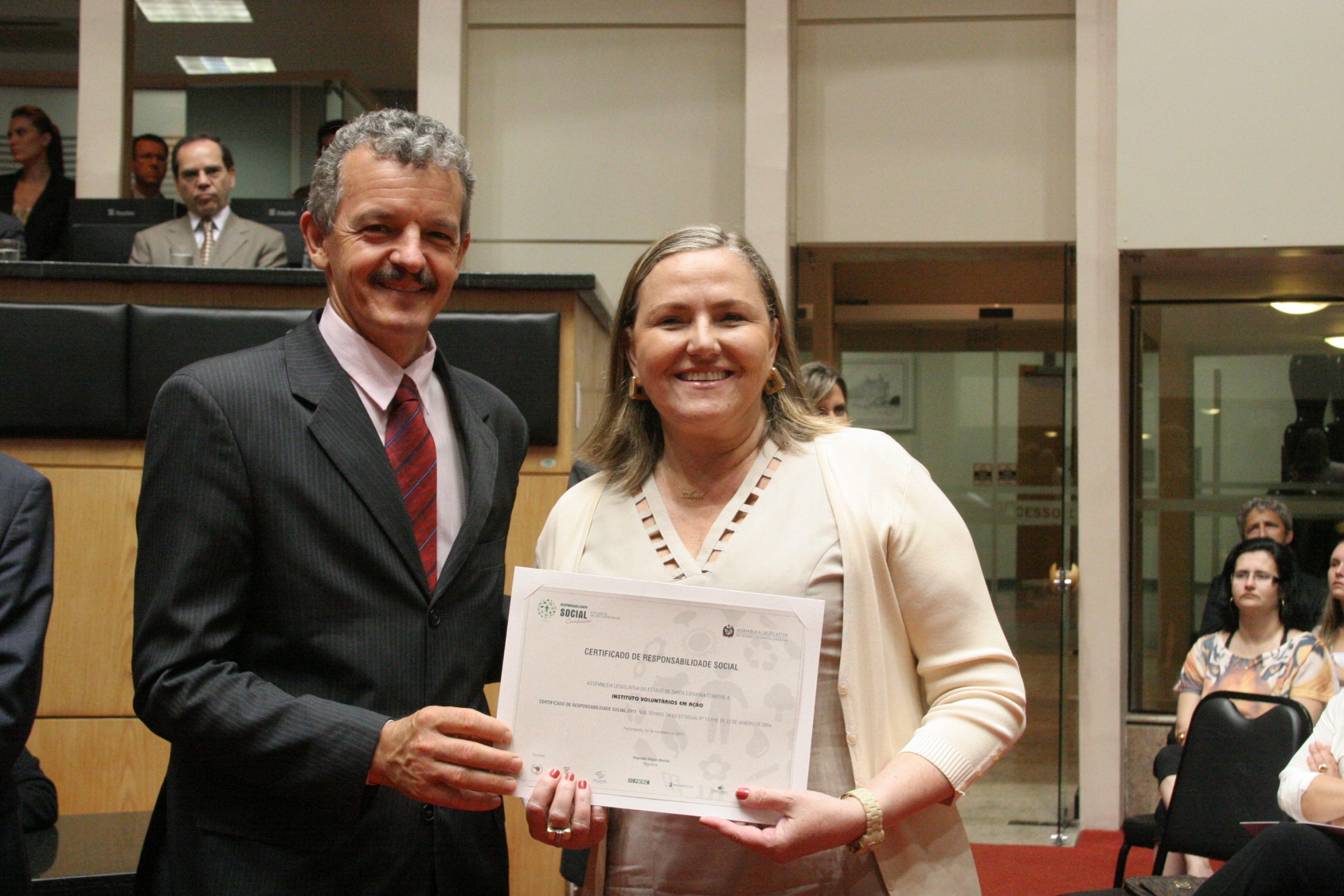 Sessão Especial de Certificação de Responsabilidade Social - 2011