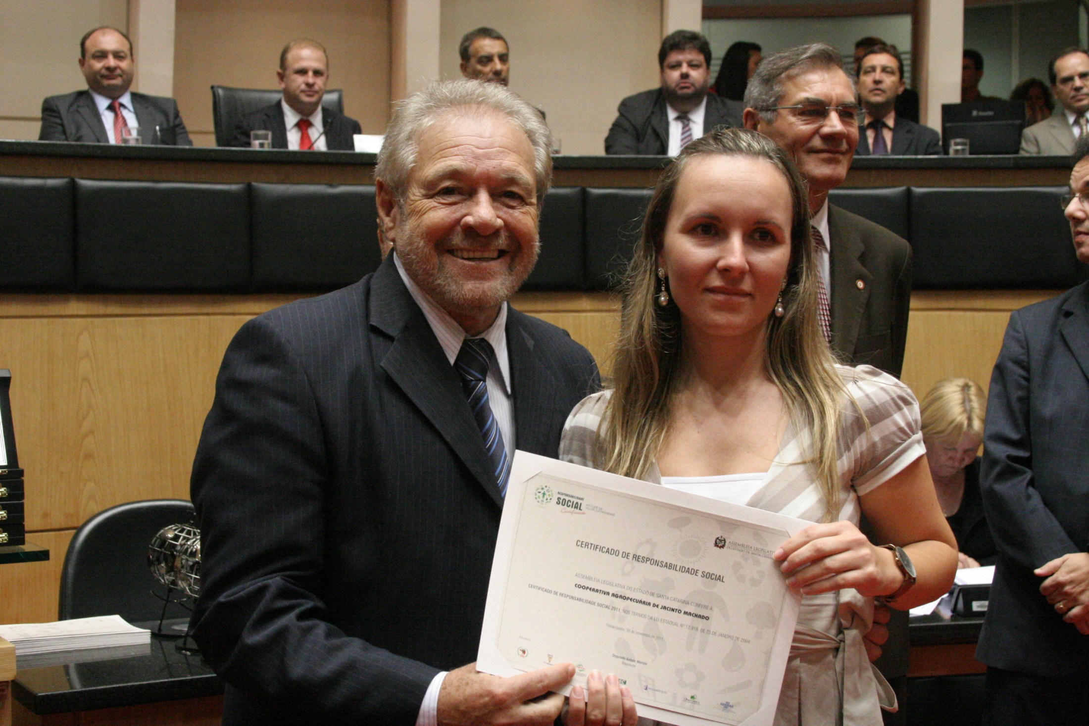Sessão Especial de Certificação de Responsabilidade Social - 2011