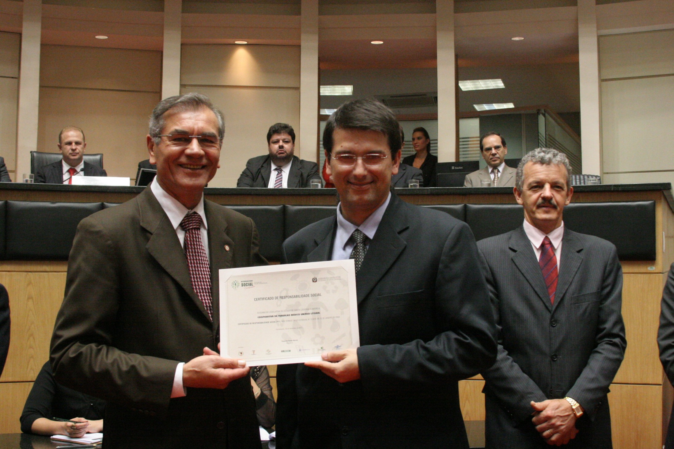 Sessão Especial de Certificação de Responsabilidade Social - 2011
