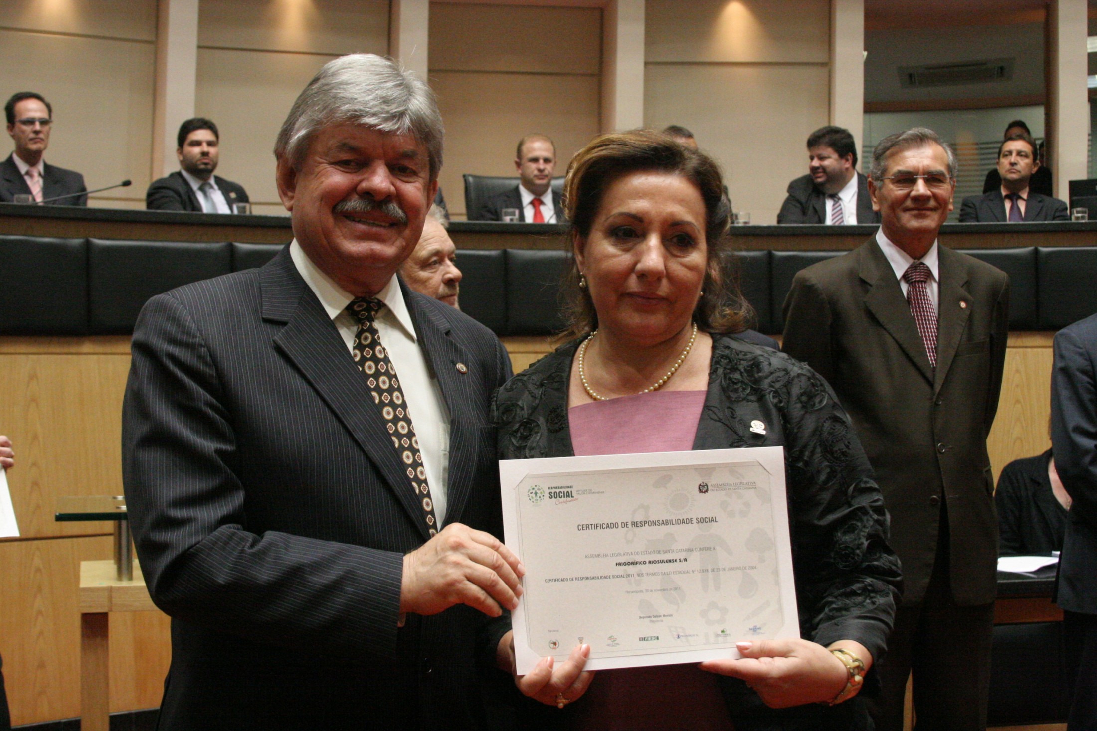 Sessão Especial de Certificação de Responsabilidade Social - 2011