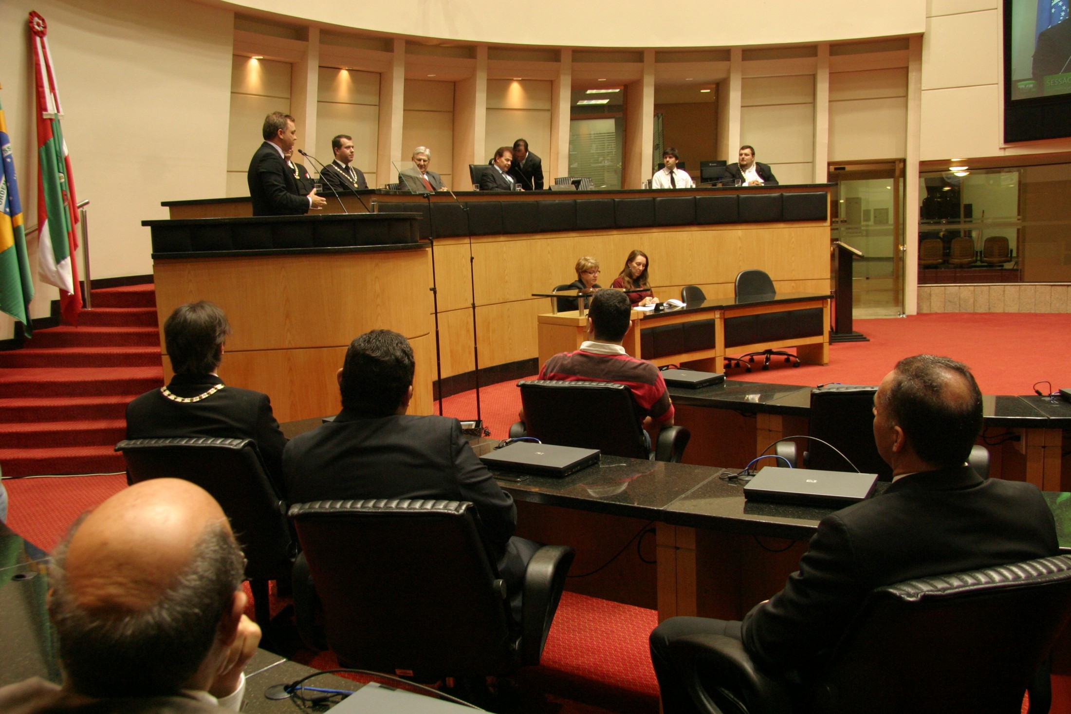 Sessão Especial em homenagem à Ordem DeMolay para o Brasil pela passagem dos seus 25 anos de atividades em Santa Catarina