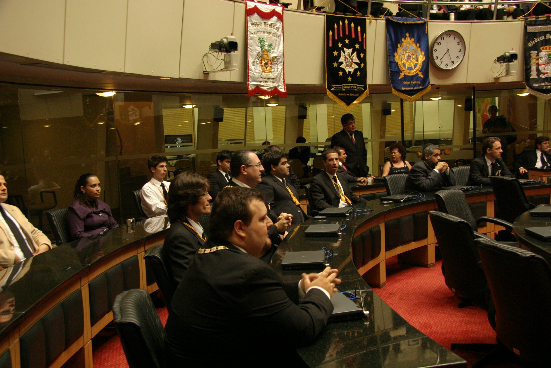 Sessão Especial em homenagem à Ordem DeMolay para o Brasil pela passagem dos seus 25 anos de atividades em Santa Catarina