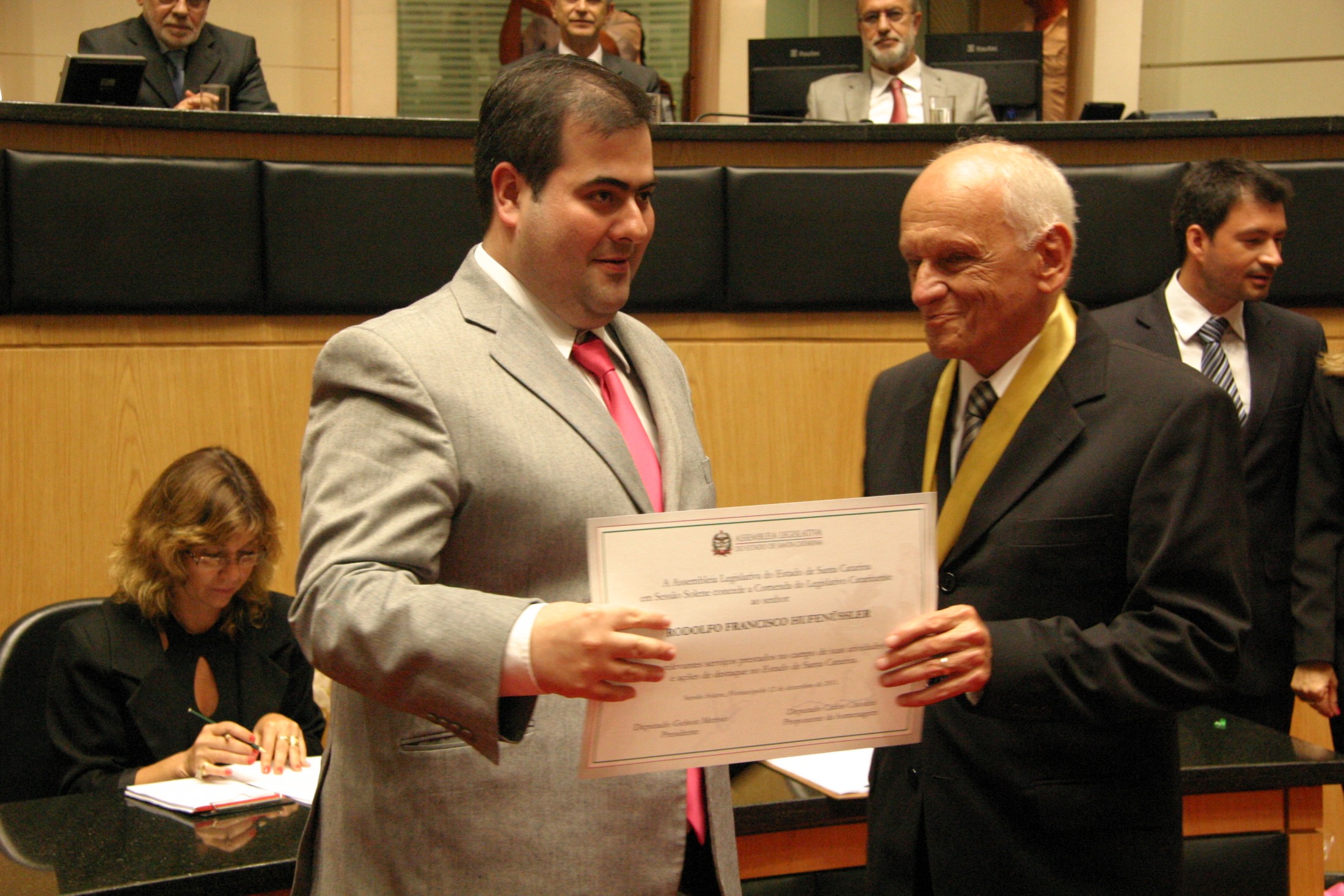 Carlos Chiodini e Rodolfo Francisco Hufenüssler