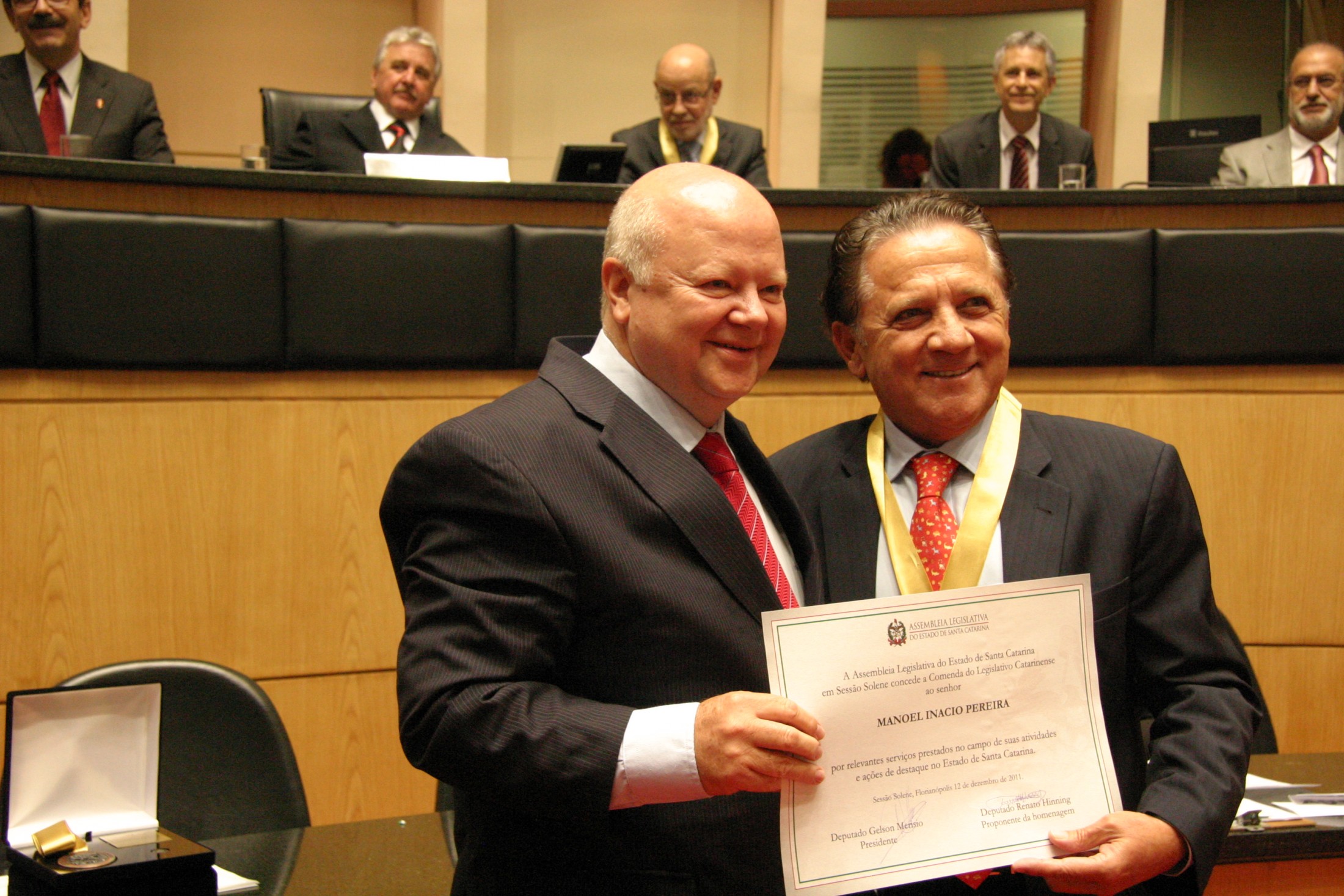 Renato Hinning e Manoel Inacio Pereira