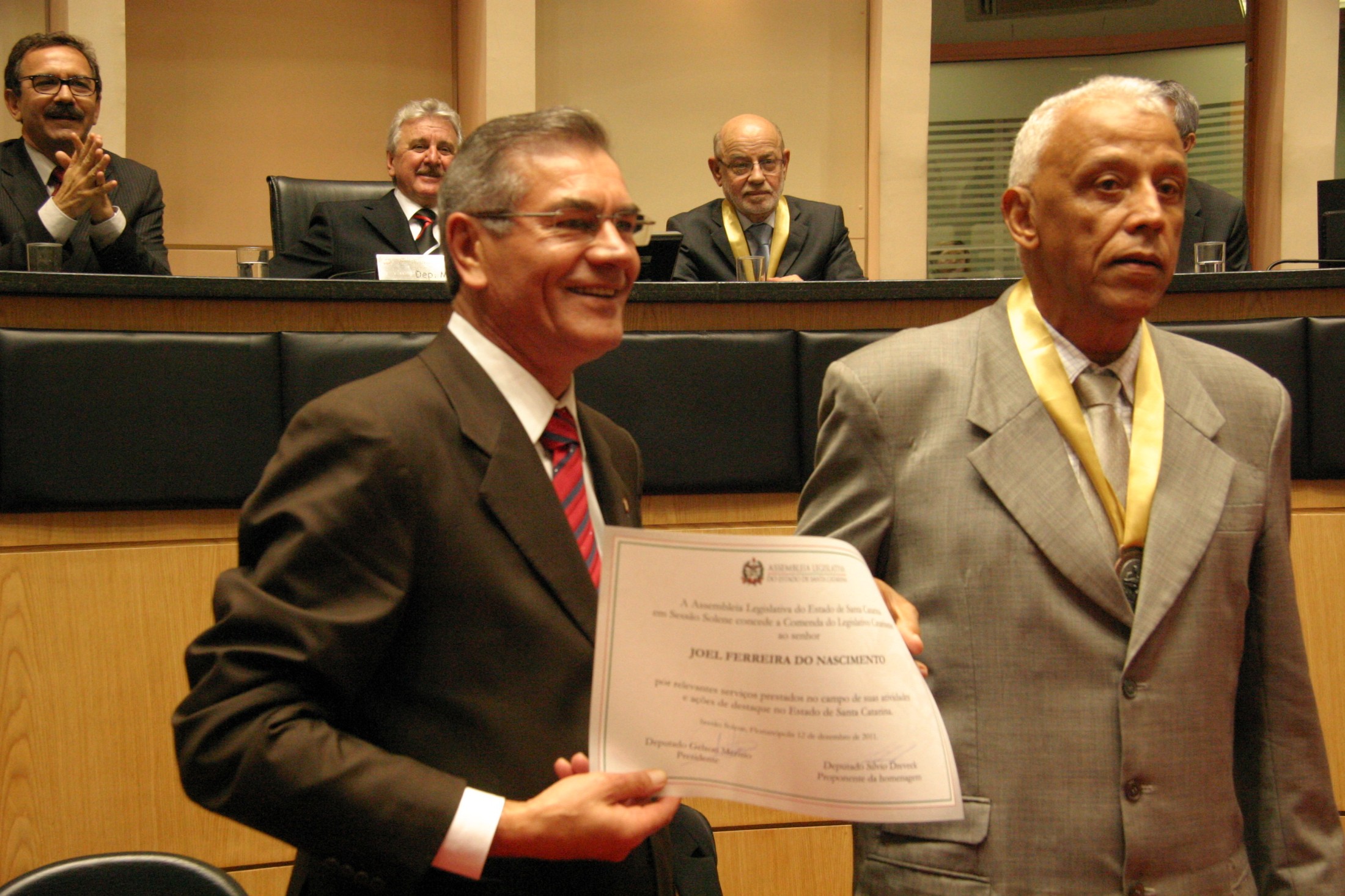 Silvio Dreveck e Joel Ferreira do Nascimento