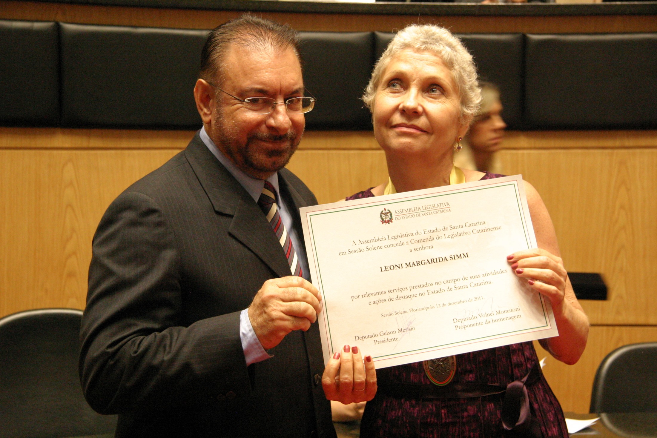 Volnei Morastoni e Leoni Margarida Simm