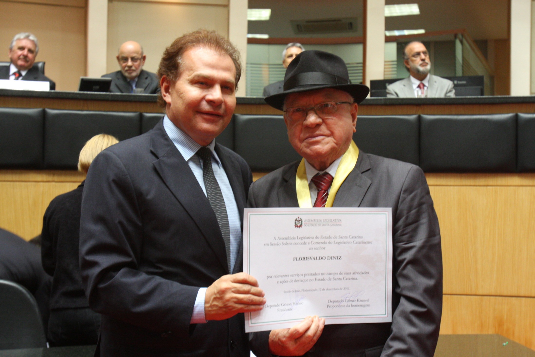 Gilmar Knaesel e Florisvaldo Diniz