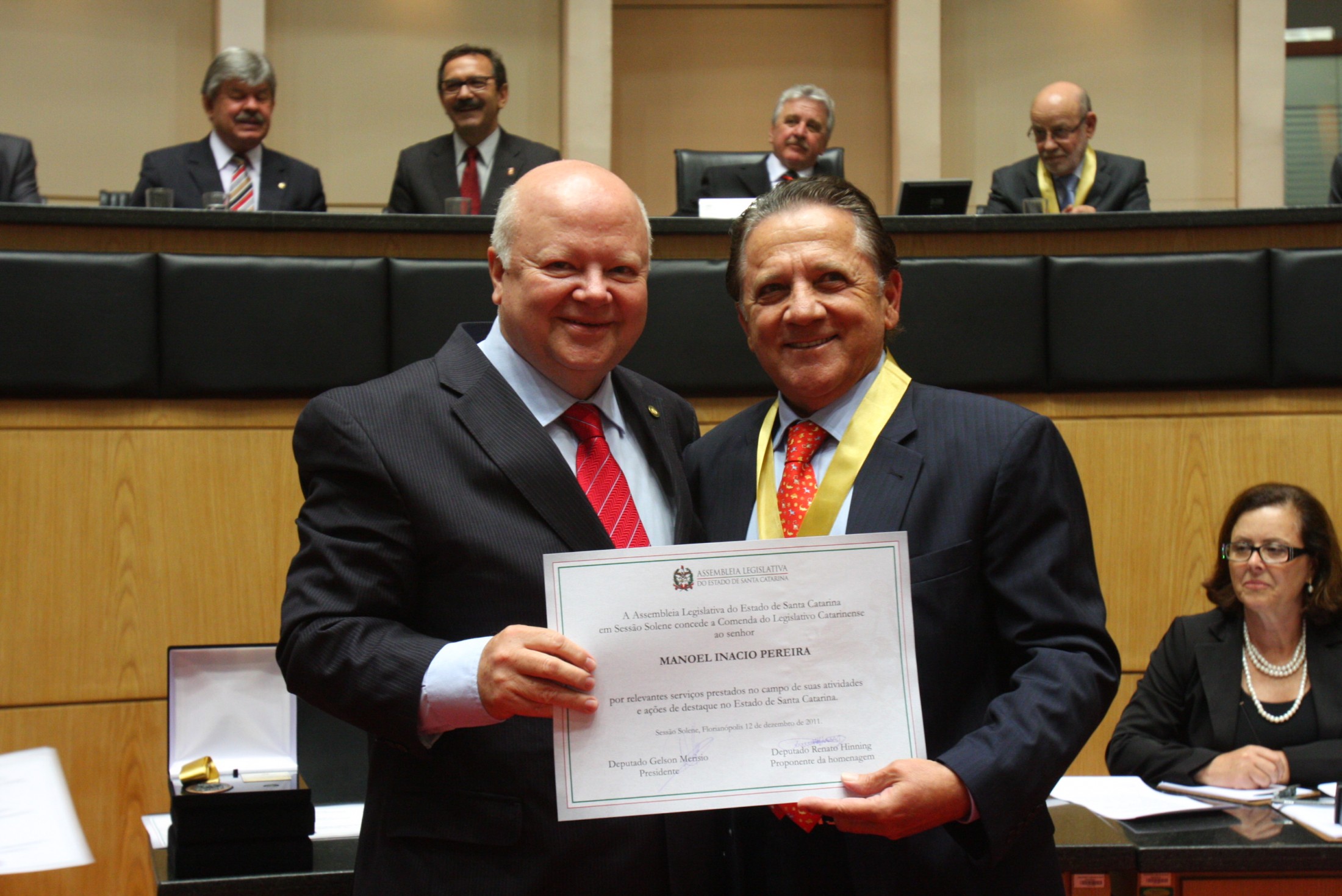 Renato Hinning e Manoel Inacio Pereira