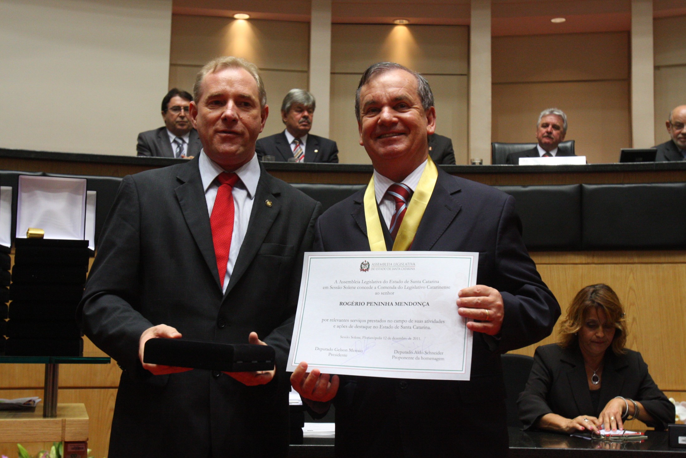 Aldo Schneider e Rogério Mendonça