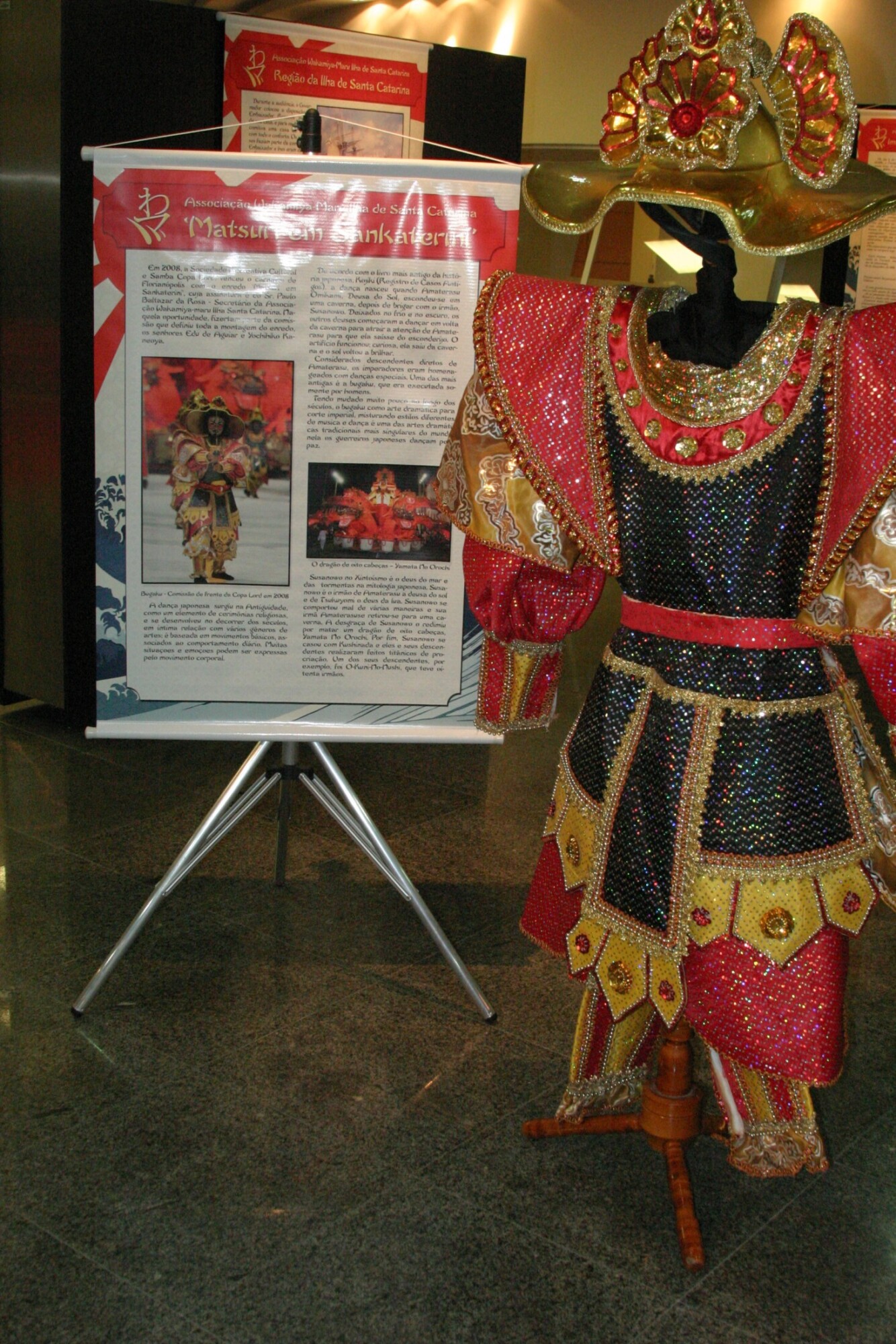 Semana Estadual de Amizade Brasil e Japão com exposição de painéis