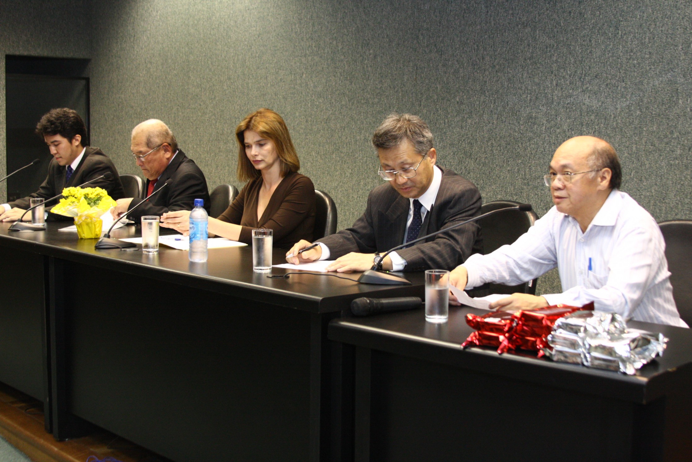 Reunião com a comunidade japonesa em Santa Catarina