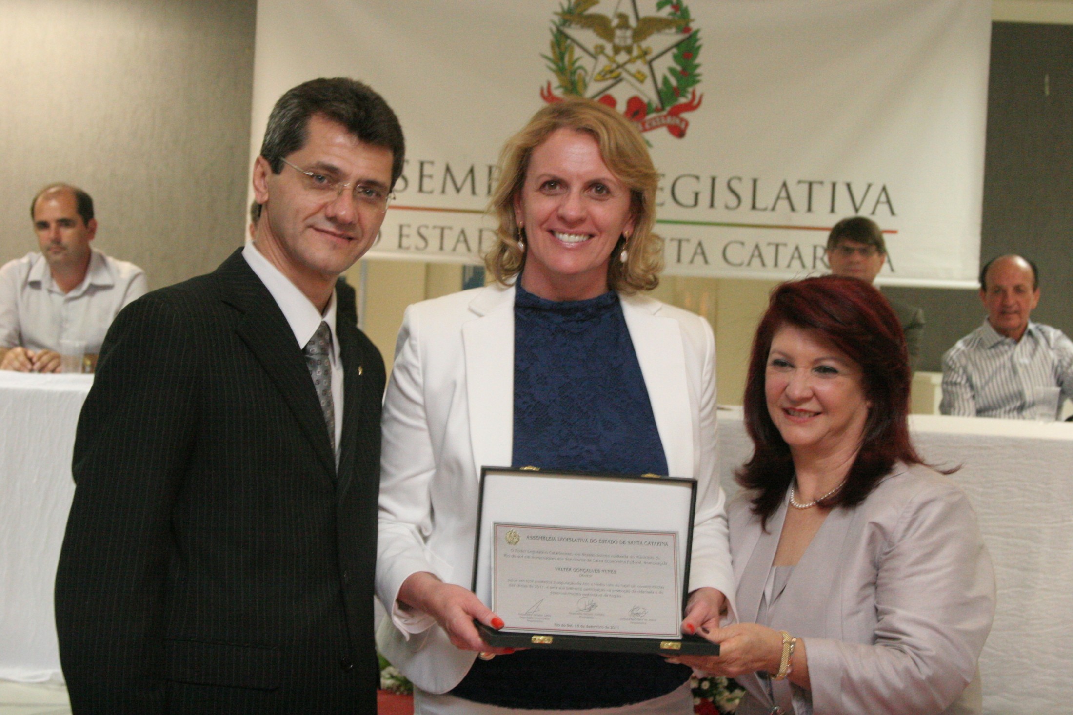 Sessão Solene em Homenagem aos funcionários da CEF