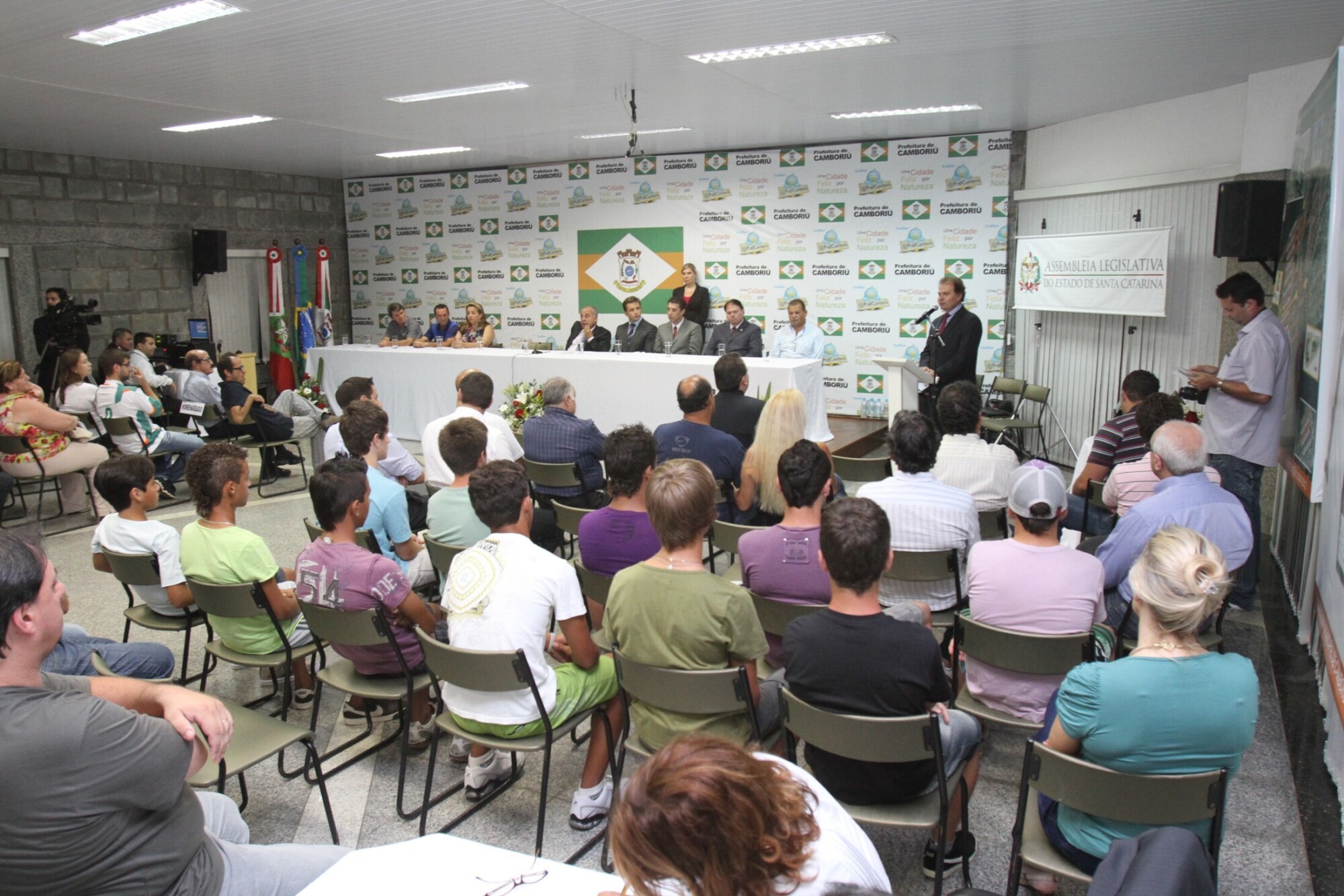 Sessão Solene em homenagem ao Camboriú Futebol Clube pela inédita conquista do Campeonato Catarinense da Divisão Especial 2011