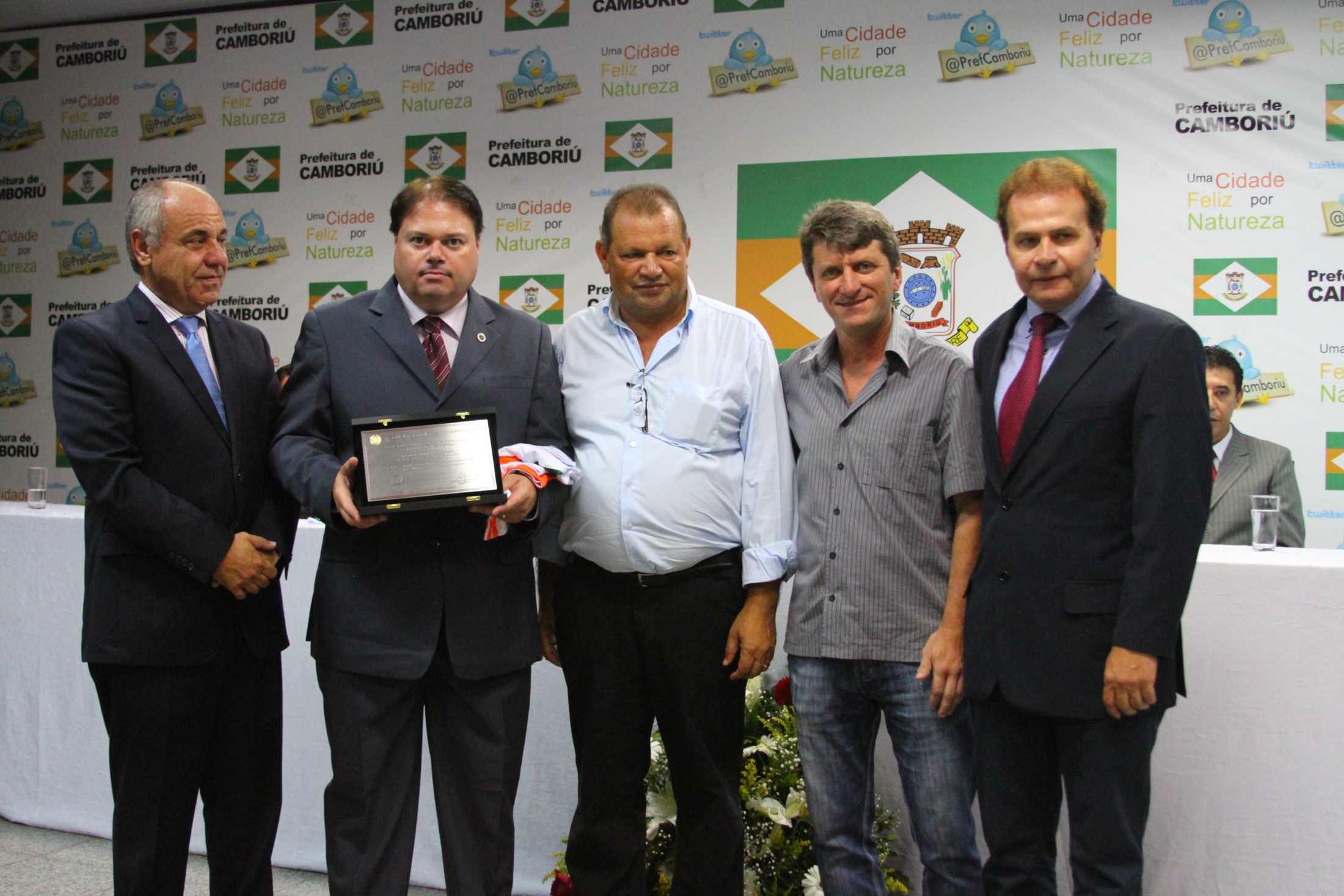 Sessão Solene em homenagem ao Camboriú Futebol Clube pela inédita conquista do Campeonato Catarinense da Divisão Especial 2011